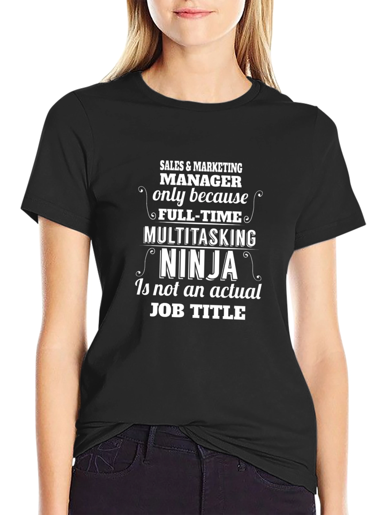 Sales & Marketing Manager Ninja T-Shirt
