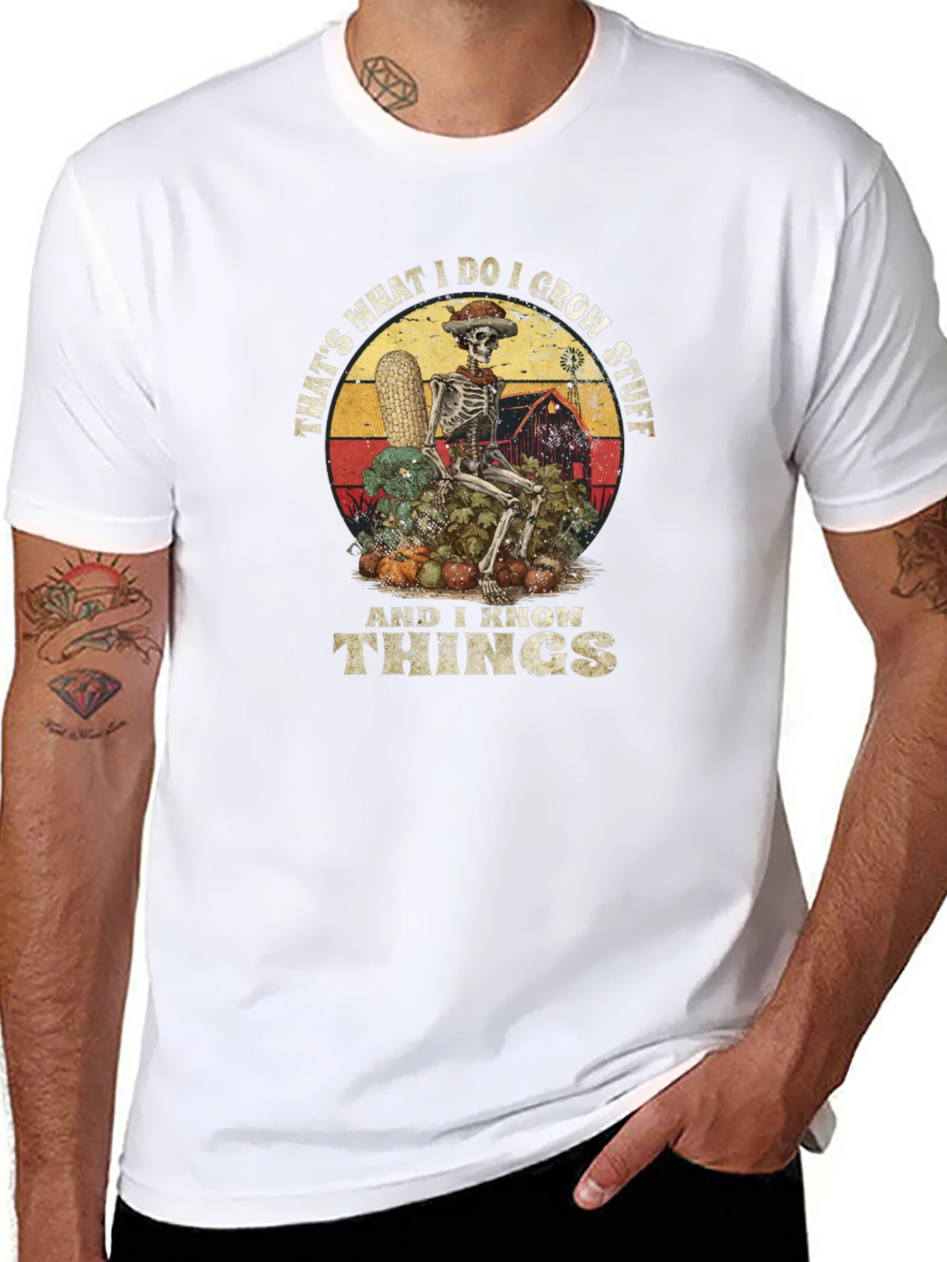 Grow Stuff Skeleton T-Shirt