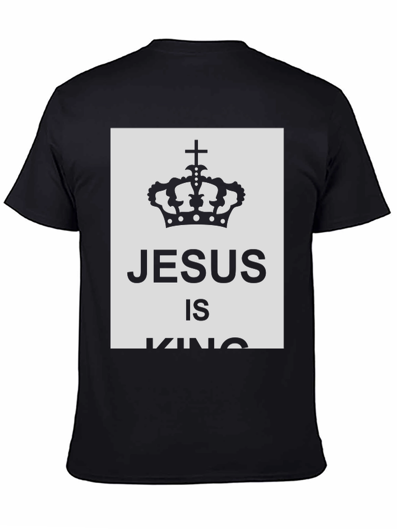 Jesus Is King T-Shirt - Crown Graphic Tee