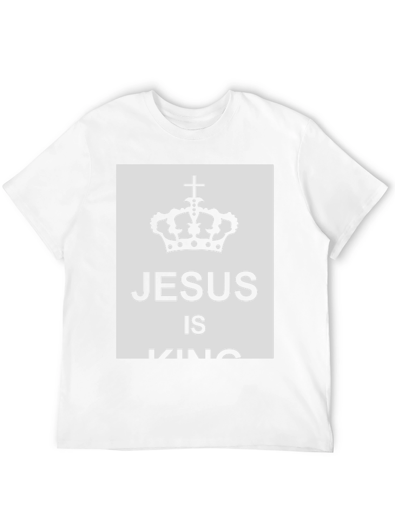 Jesus Is King T-Shirt - Crown Graphic Tee