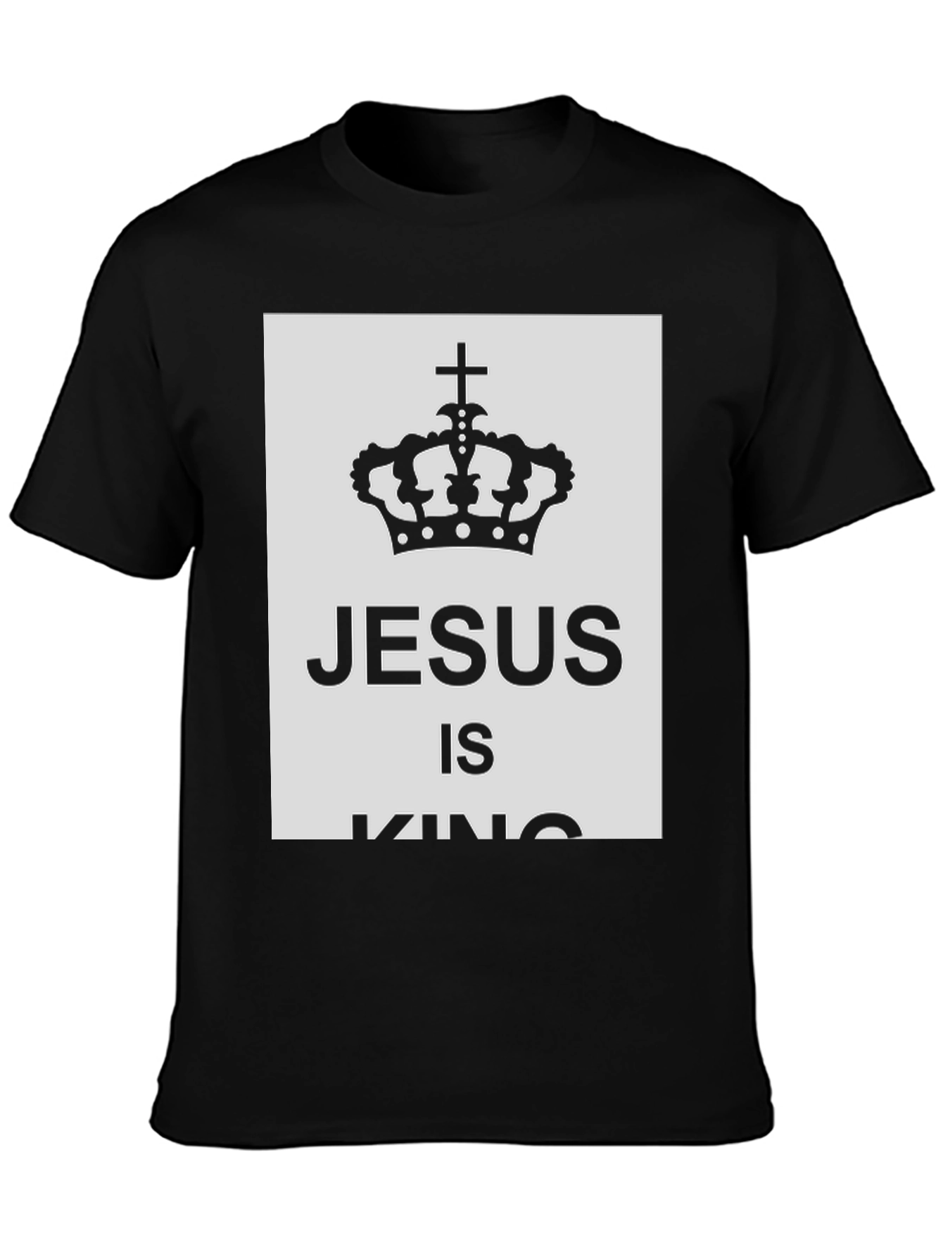 Jesus Is King T-Shirt - Crown Graphic Tee