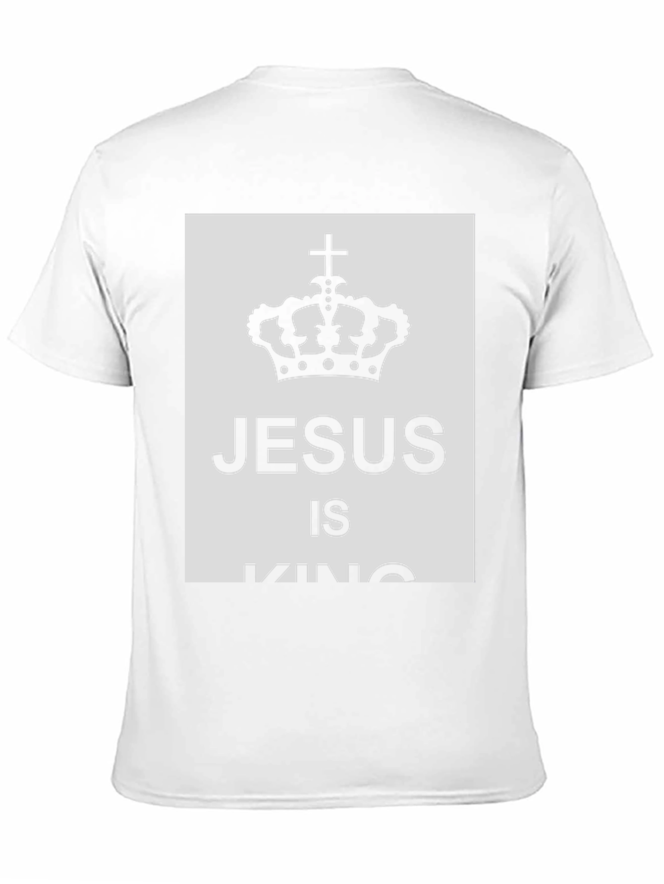 Jesus Is King T-Shirt - Crown Graphic Tee