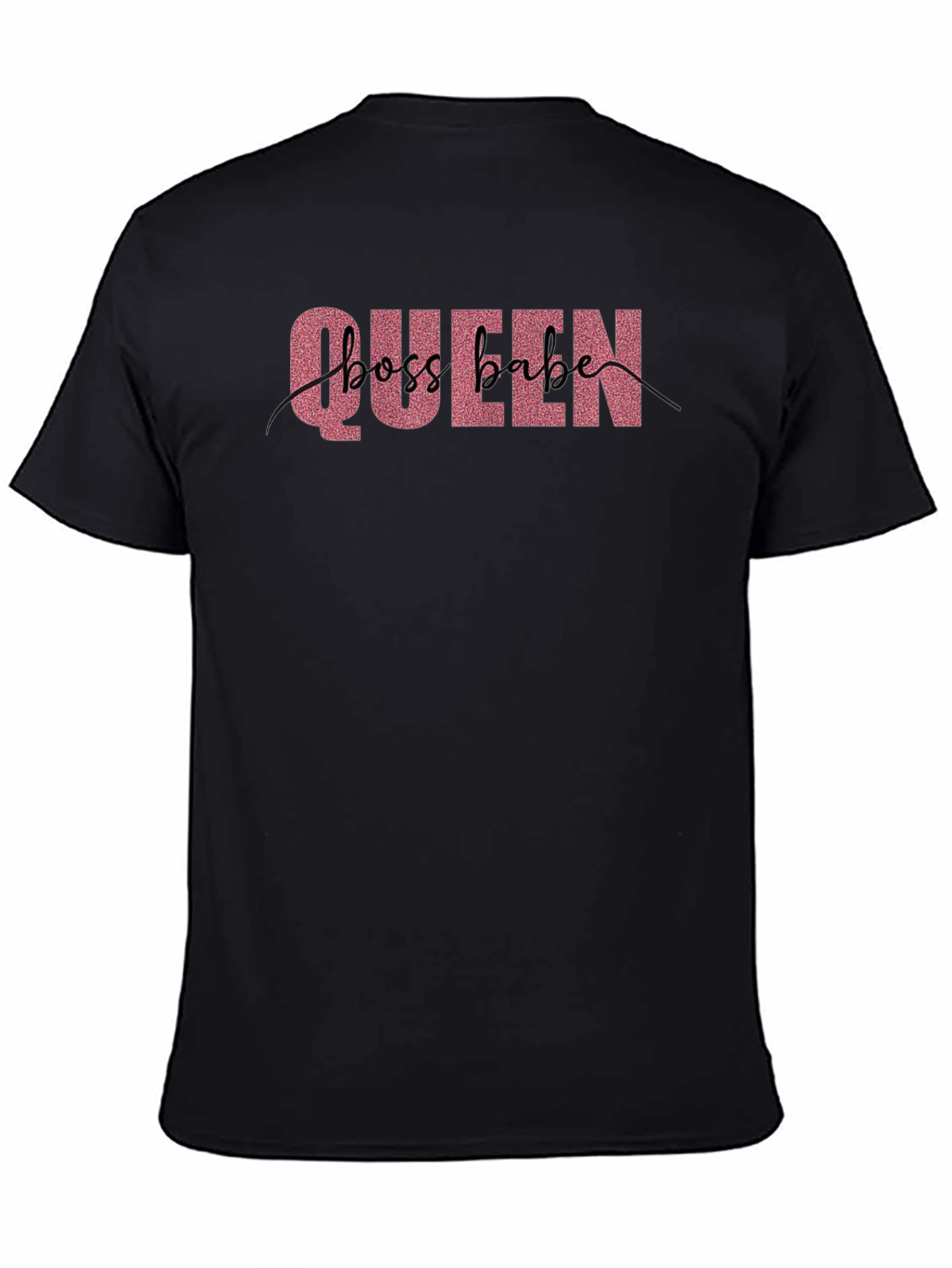 Queen Boss Babe Graphic Tee - Black