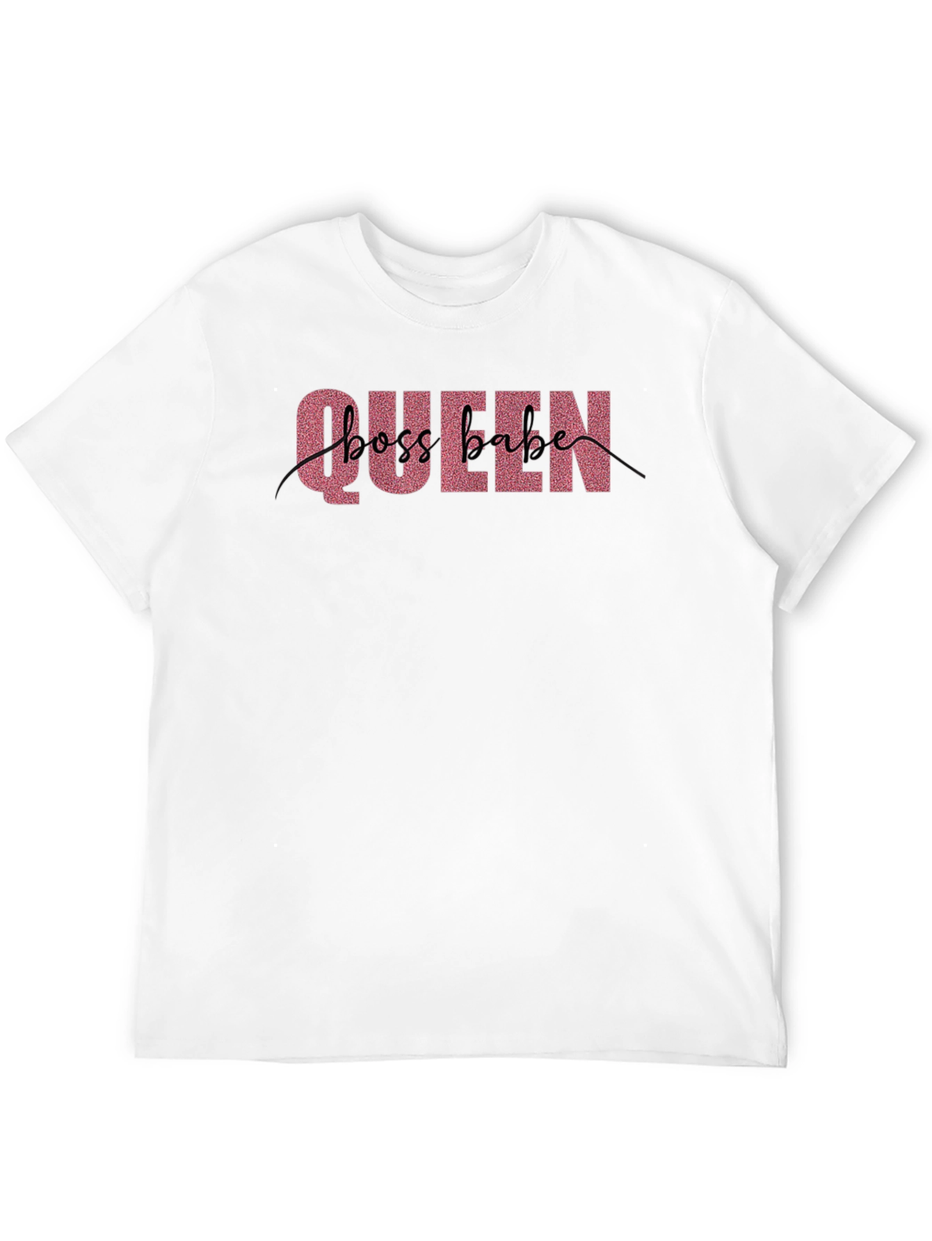 Queen Boss Babe Graphic Tee - Black