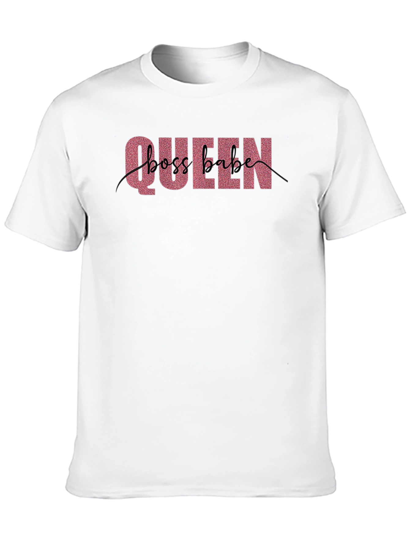 Queen Boss Babe Graphic Tee - Black