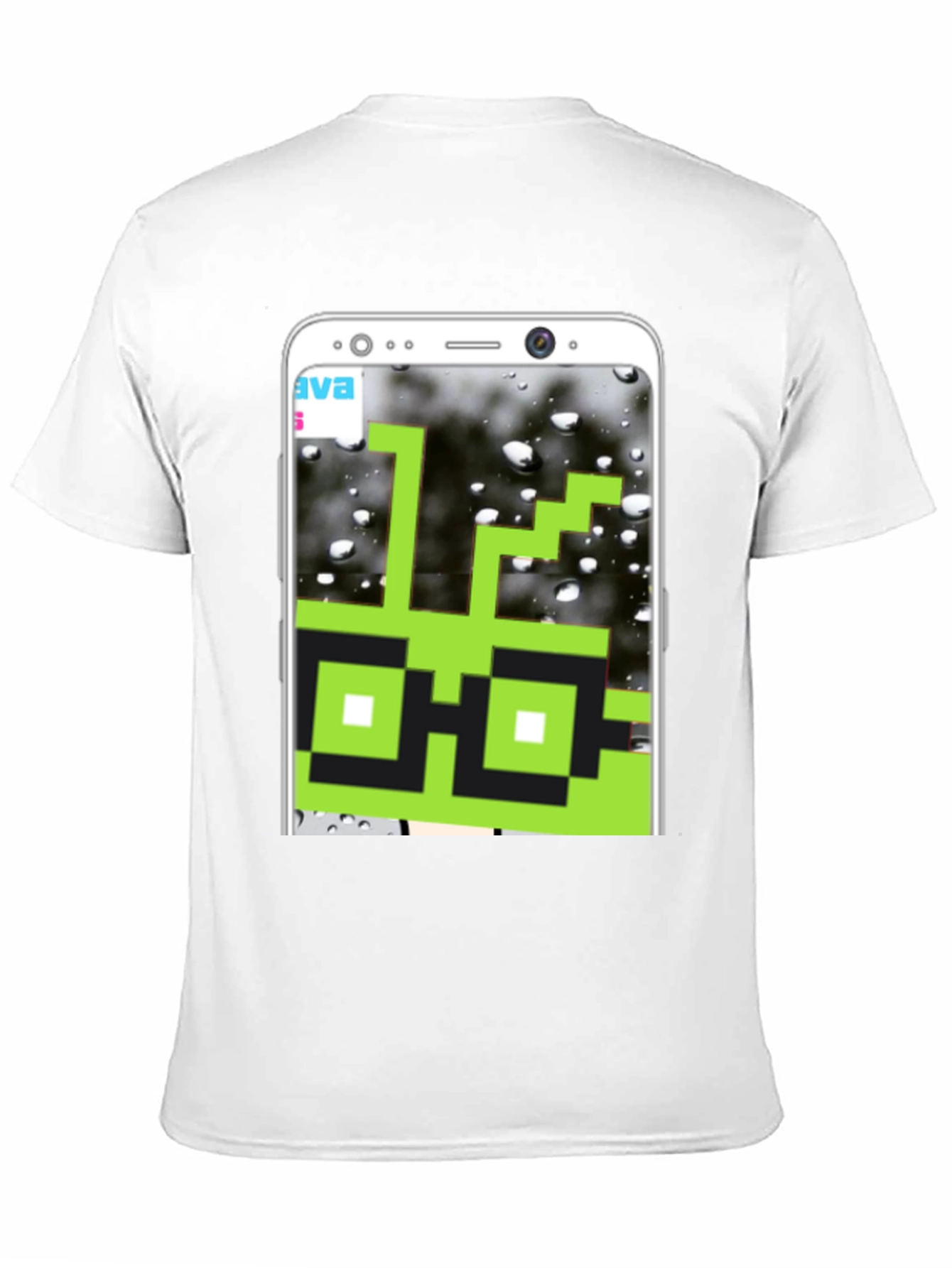 Pixel Art Tee: Green Geek Chic T-Shirt