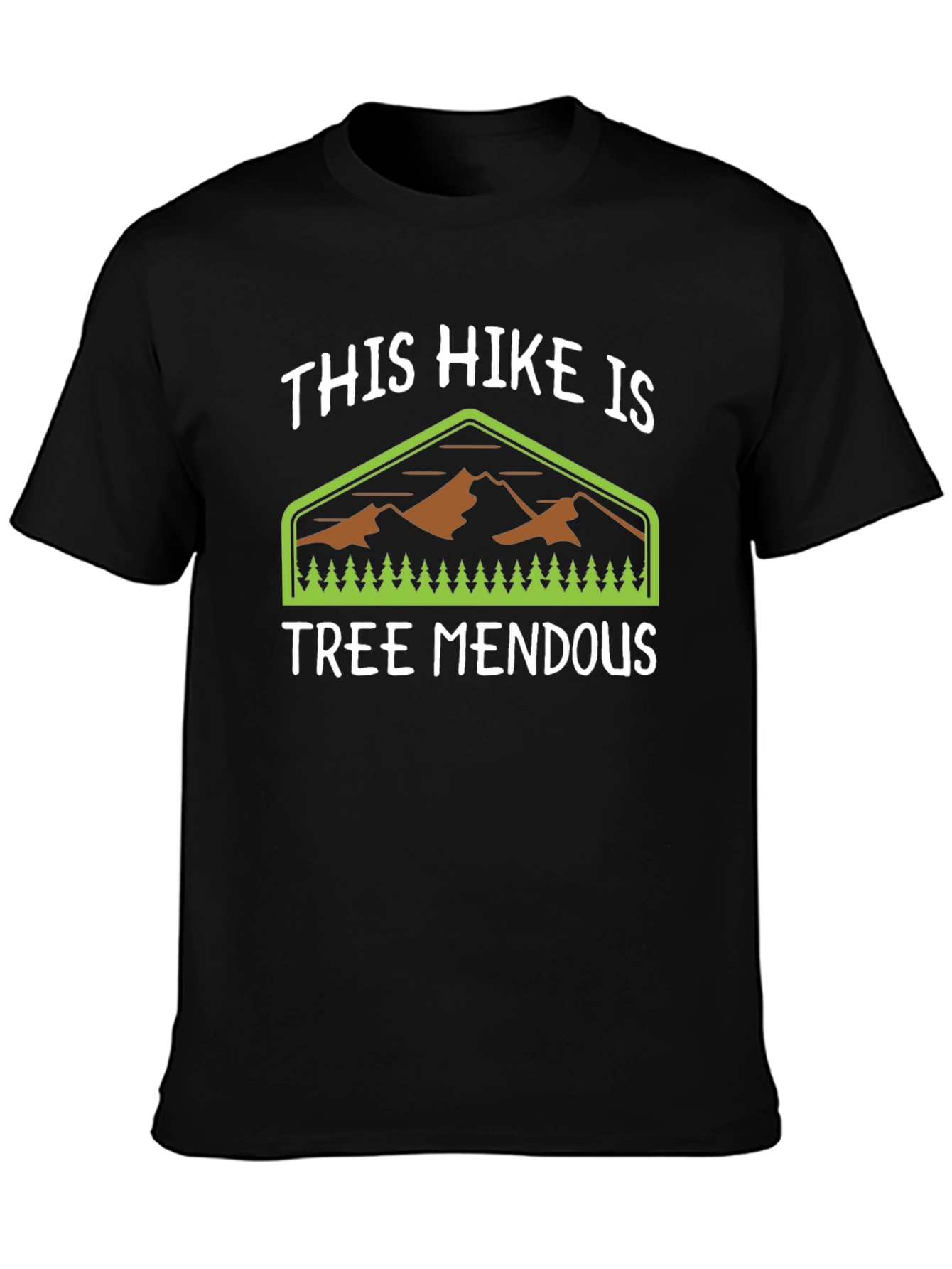 Funny Hiking T-Shirt - Tree Mendous Pun Tee