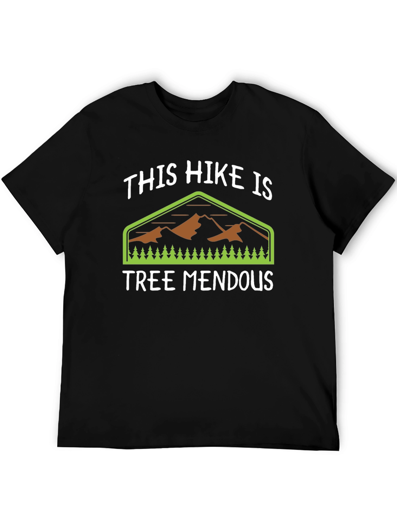 Funny Hiking T-Shirt - Tree Mendous Pun Tee