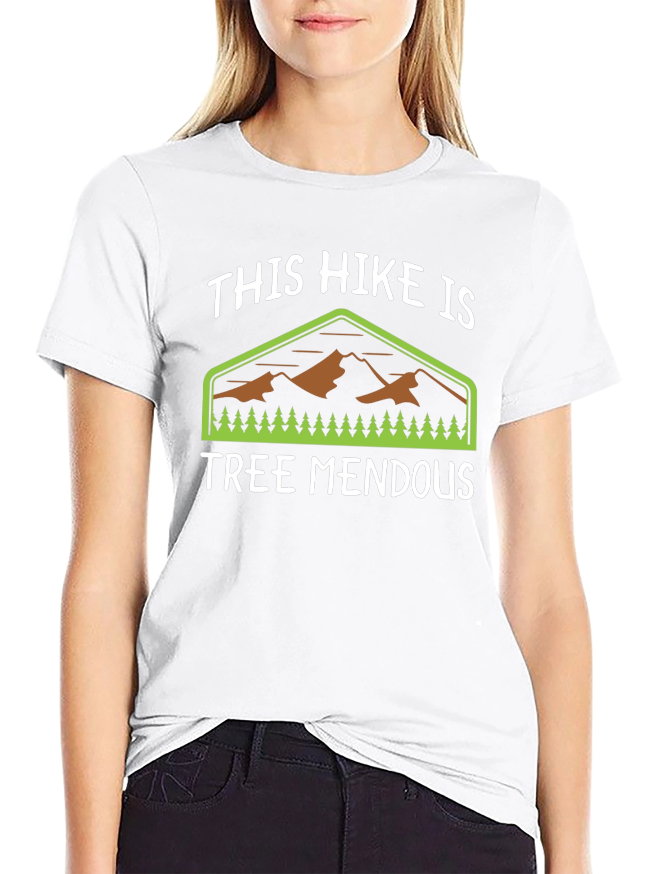 Funny Hiking T-Shirt - Tree Mendous Pun Tee