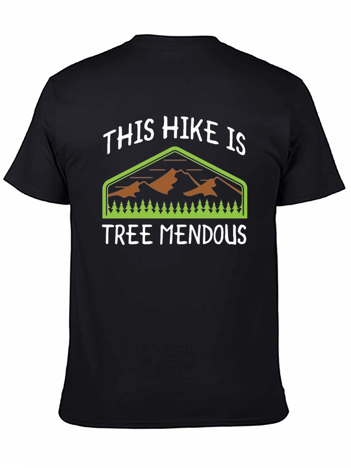 Funny Hiking T-Shirt - Tree Mendous Pun Tee