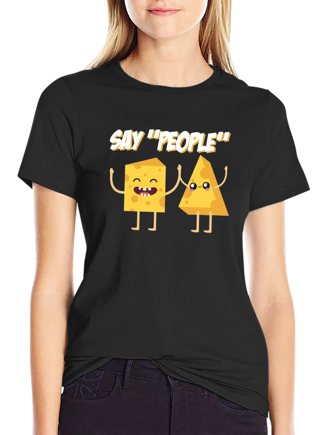 Say Cheese! Funny Graphic T-Shirt
