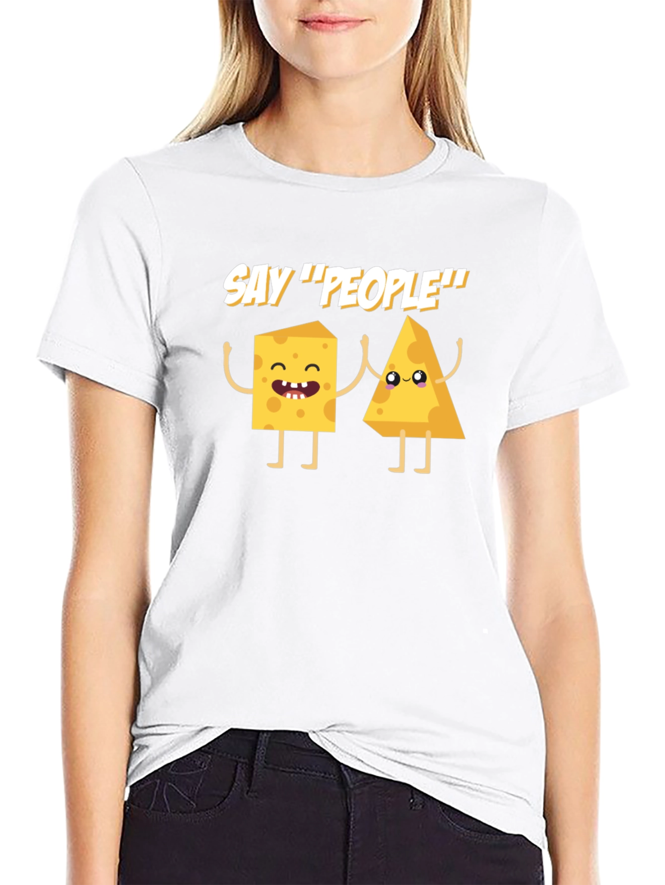 Say Cheese! Funny Graphic T-Shirt