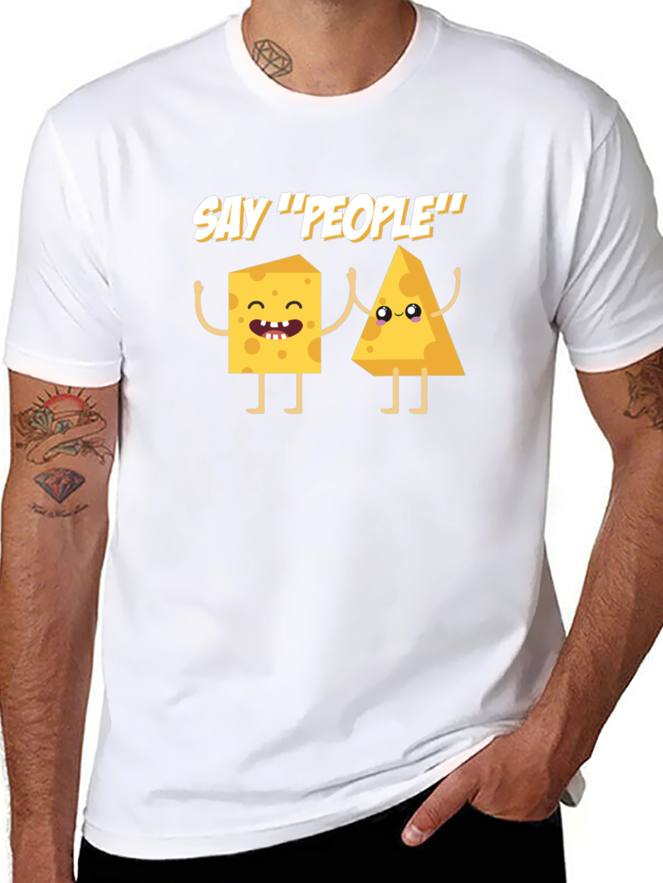 Say Cheese! Funny Graphic T-Shirt
