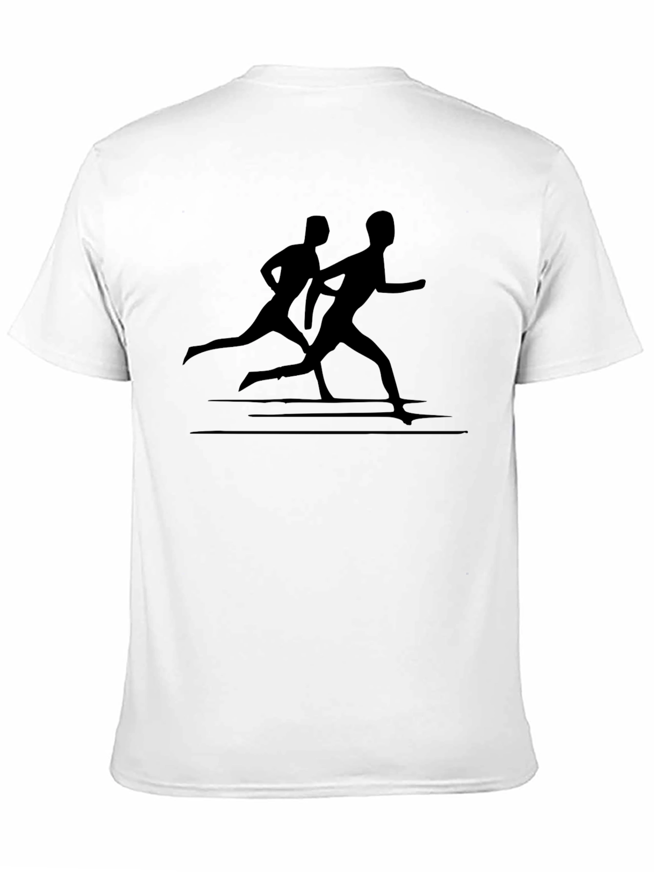 Runner Silhouette Graphic Tee - Black T-Shirt