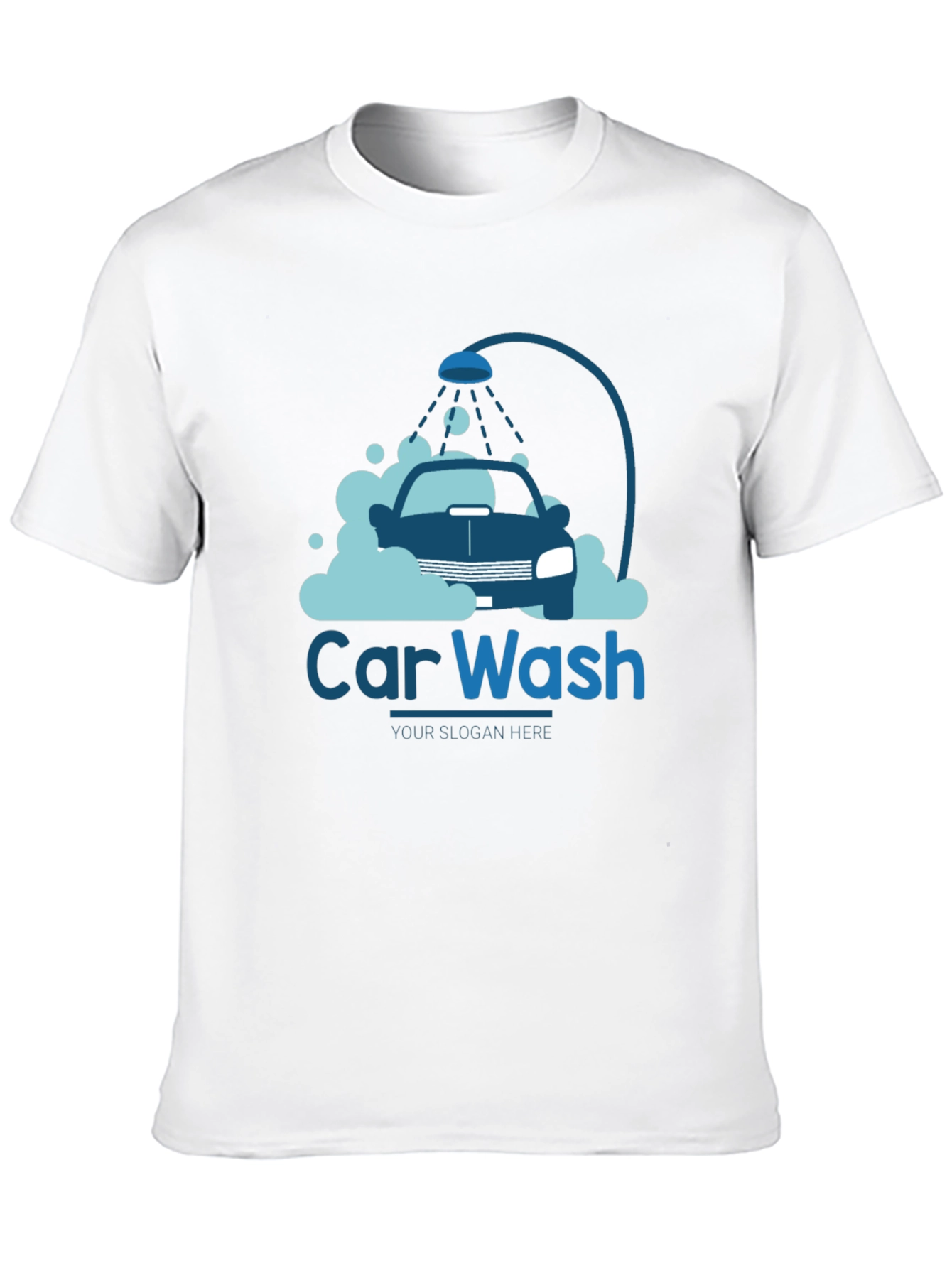 Car Wash T-Shirt - Blue Design