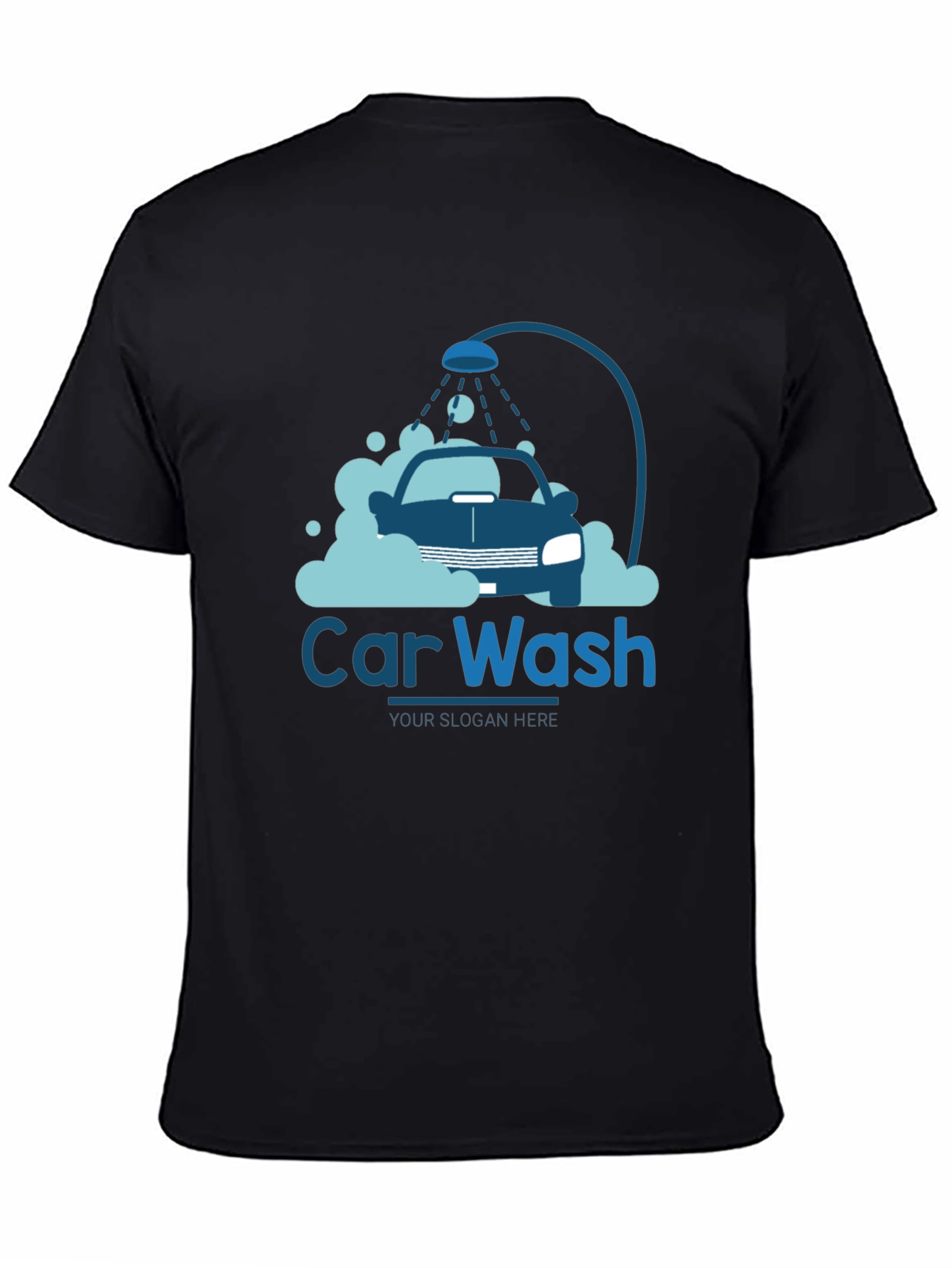 Car Wash T-Shirt - Blue Design