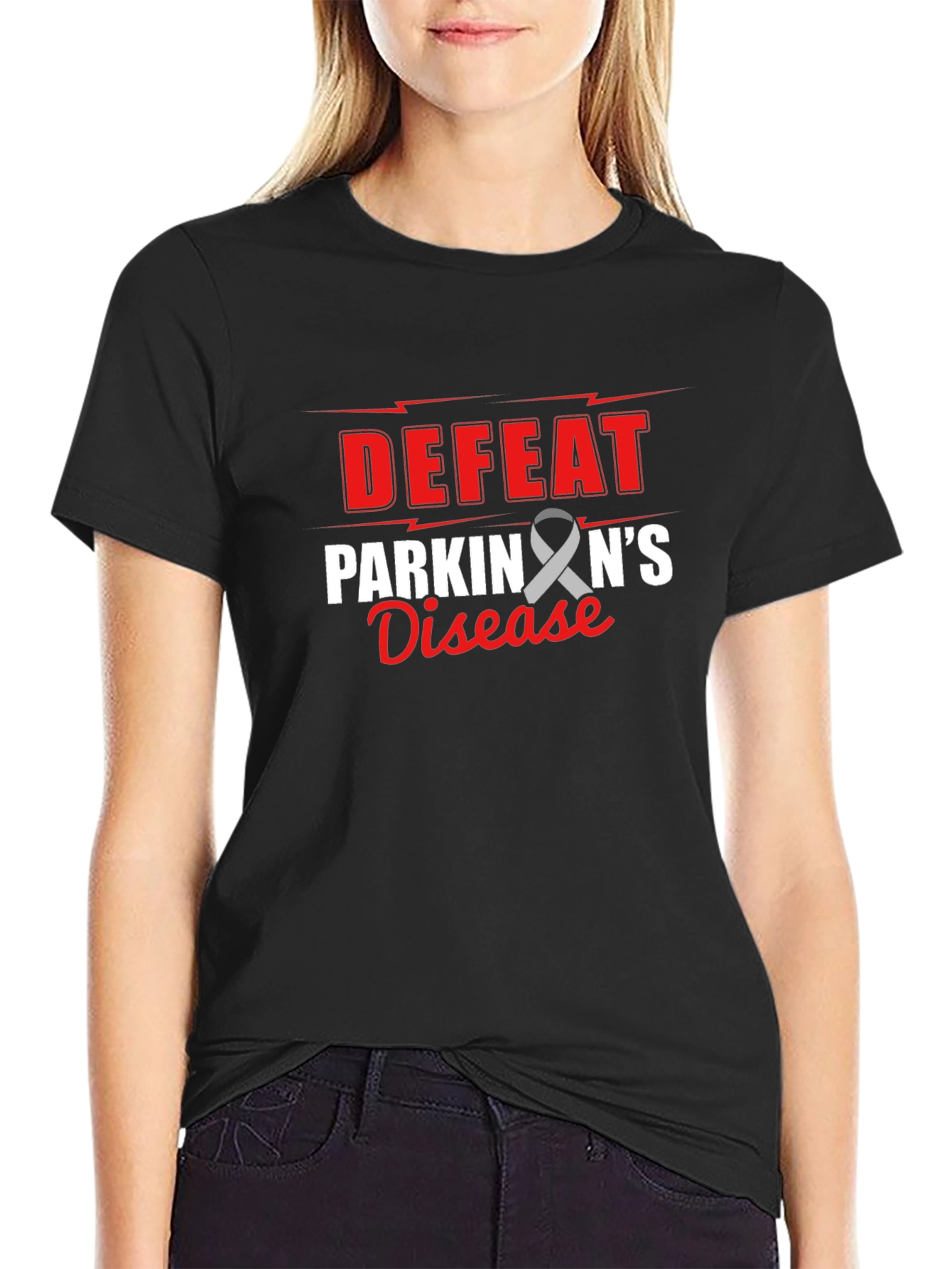 Defeat Parkinsons Disease T-Shirt - Awareness Tee