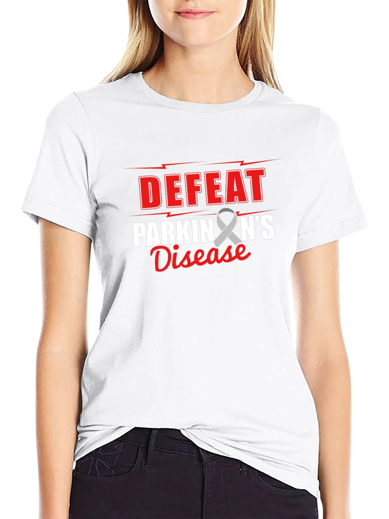 Defeat Parkinsons Disease T-Shirt - Awareness Tee