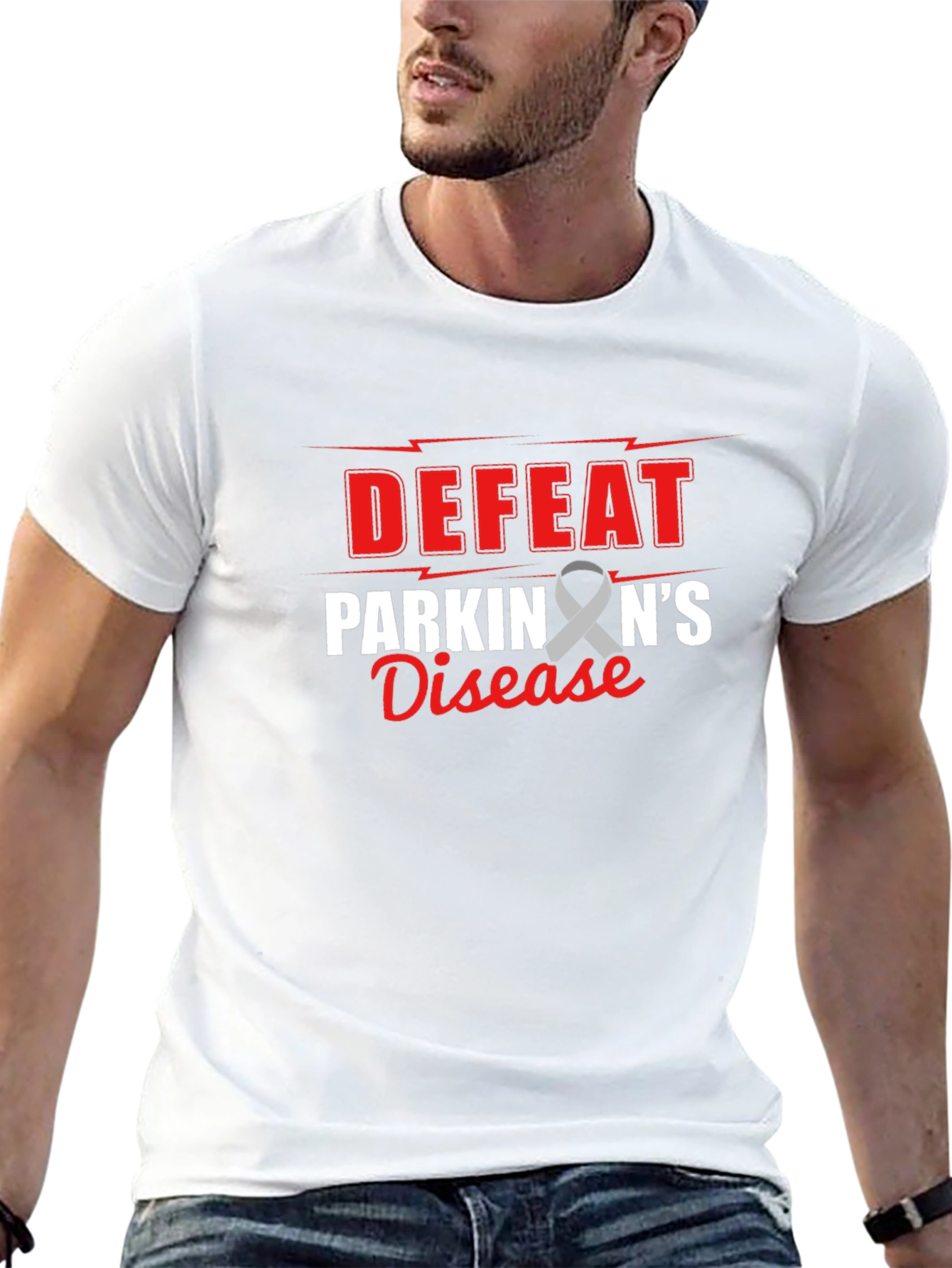 Defeat Parkinsons Disease T-Shirt - Awareness Tee