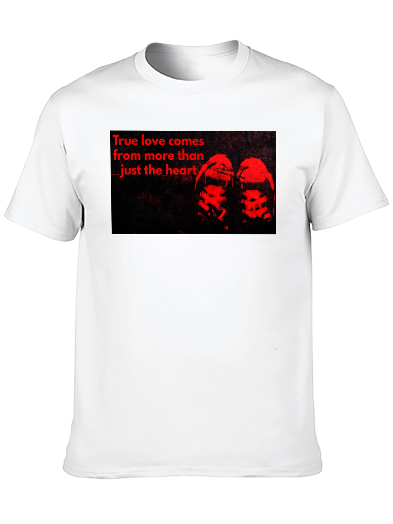 True Love Graphic Tee - Black Casual T-Shirt
