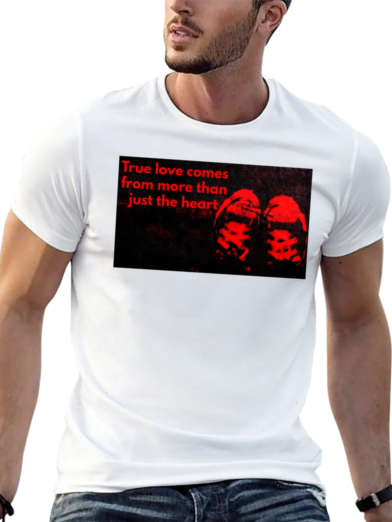 True Love Graphic Tee - Black Casual T-Shirt