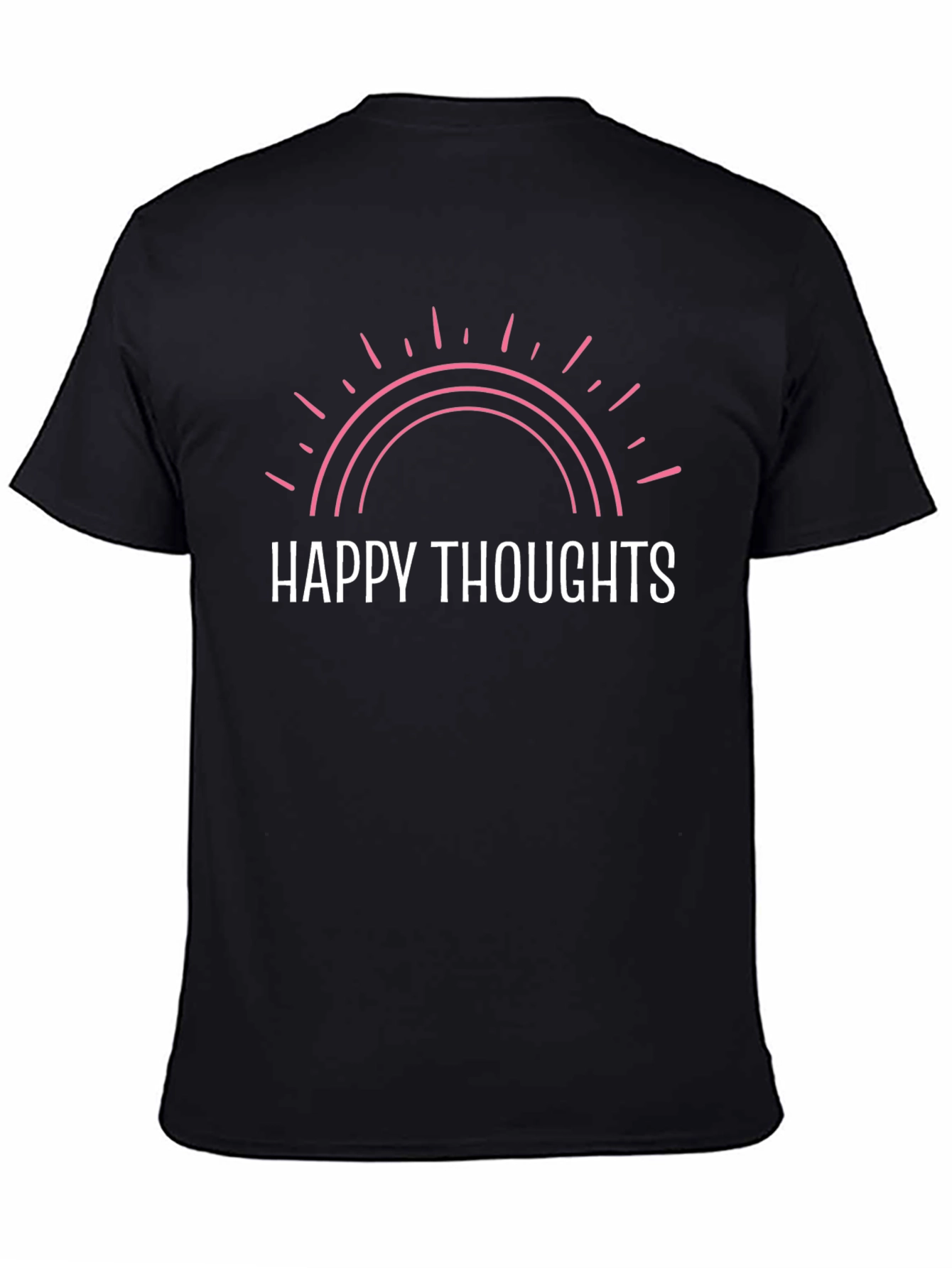 Happy Thoughts Graphic Tee - Positive Vibes T-Shirt