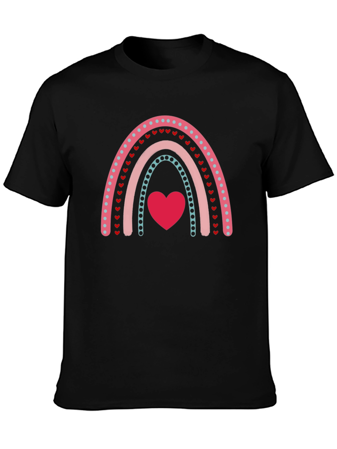 Heart Rainbow Graphic Tee