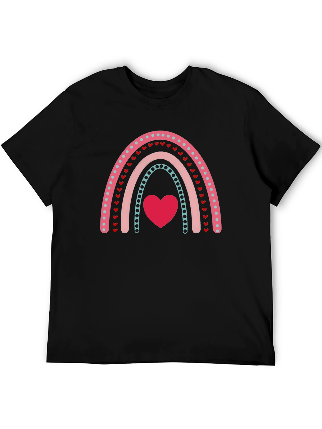 Heart Rainbow Graphic Tee