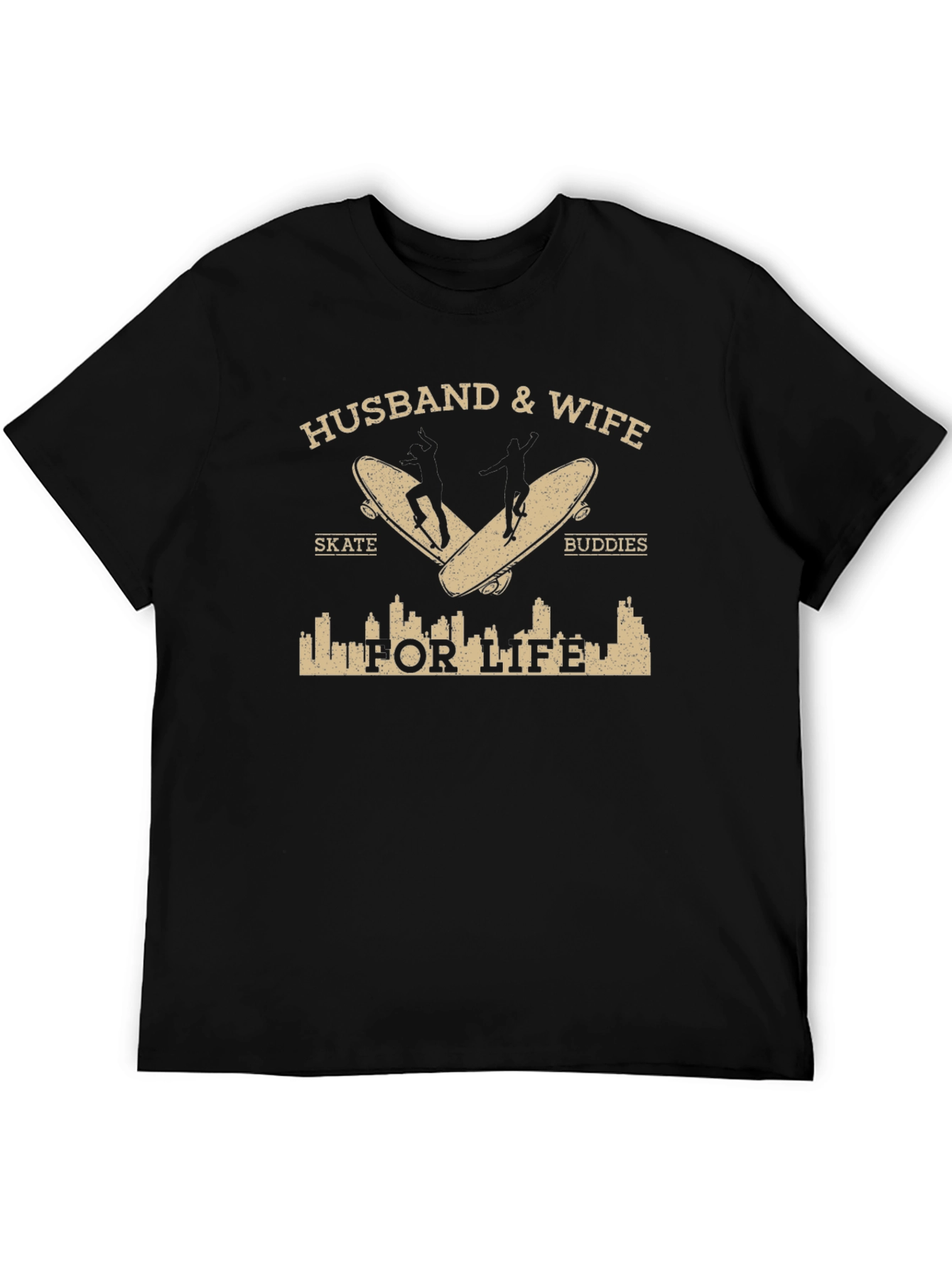 Husband & Wife Skate Buddies T-Shirt