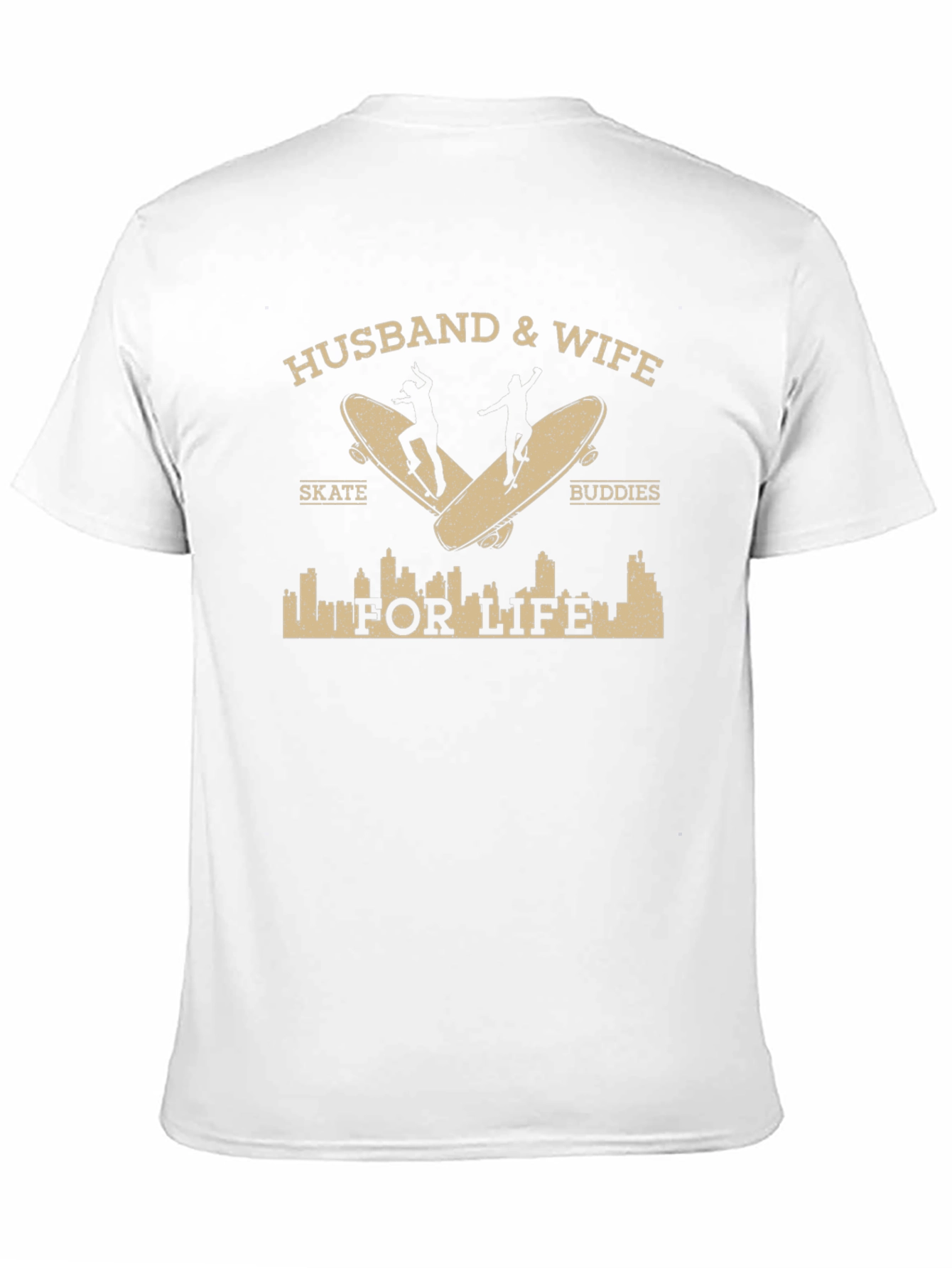 Husband & Wife Skate Buddies T-Shirt