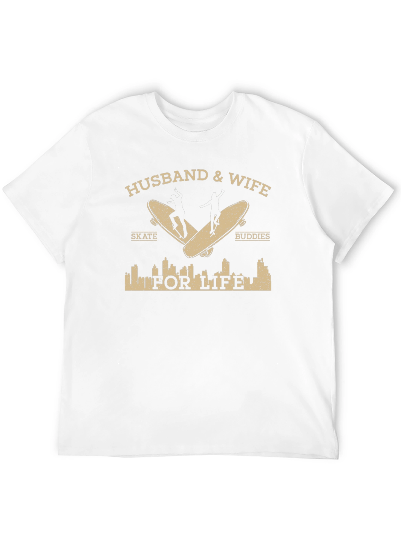 Husband & Wife Skate Buddies T-Shirt