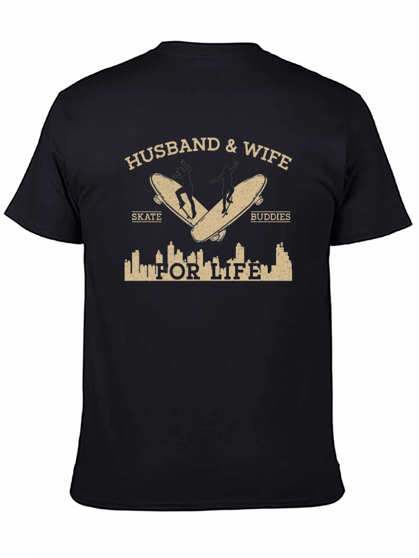Husband & Wife Skate Buddies T-Shirt