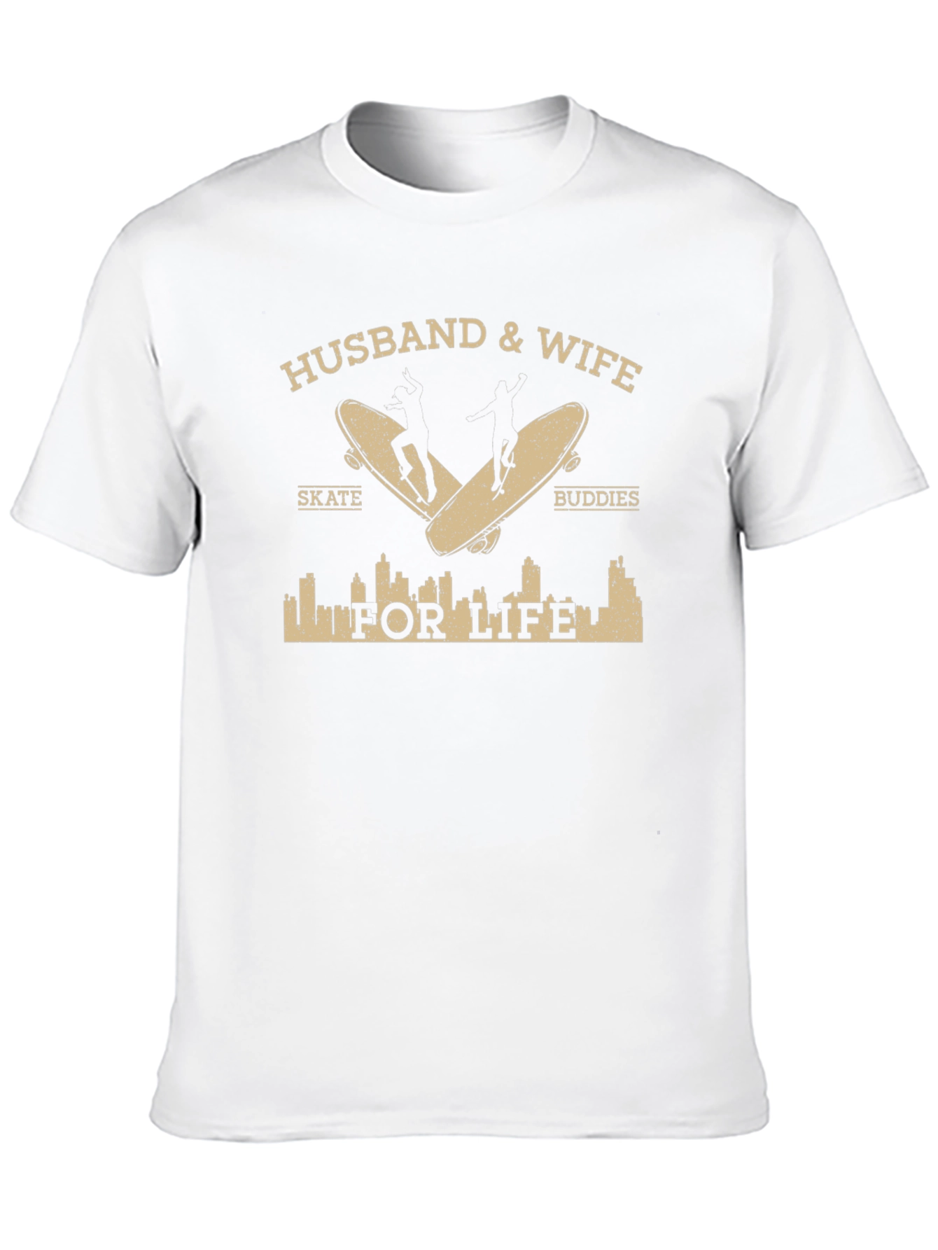 Husband & Wife Skate Buddies T-Shirt