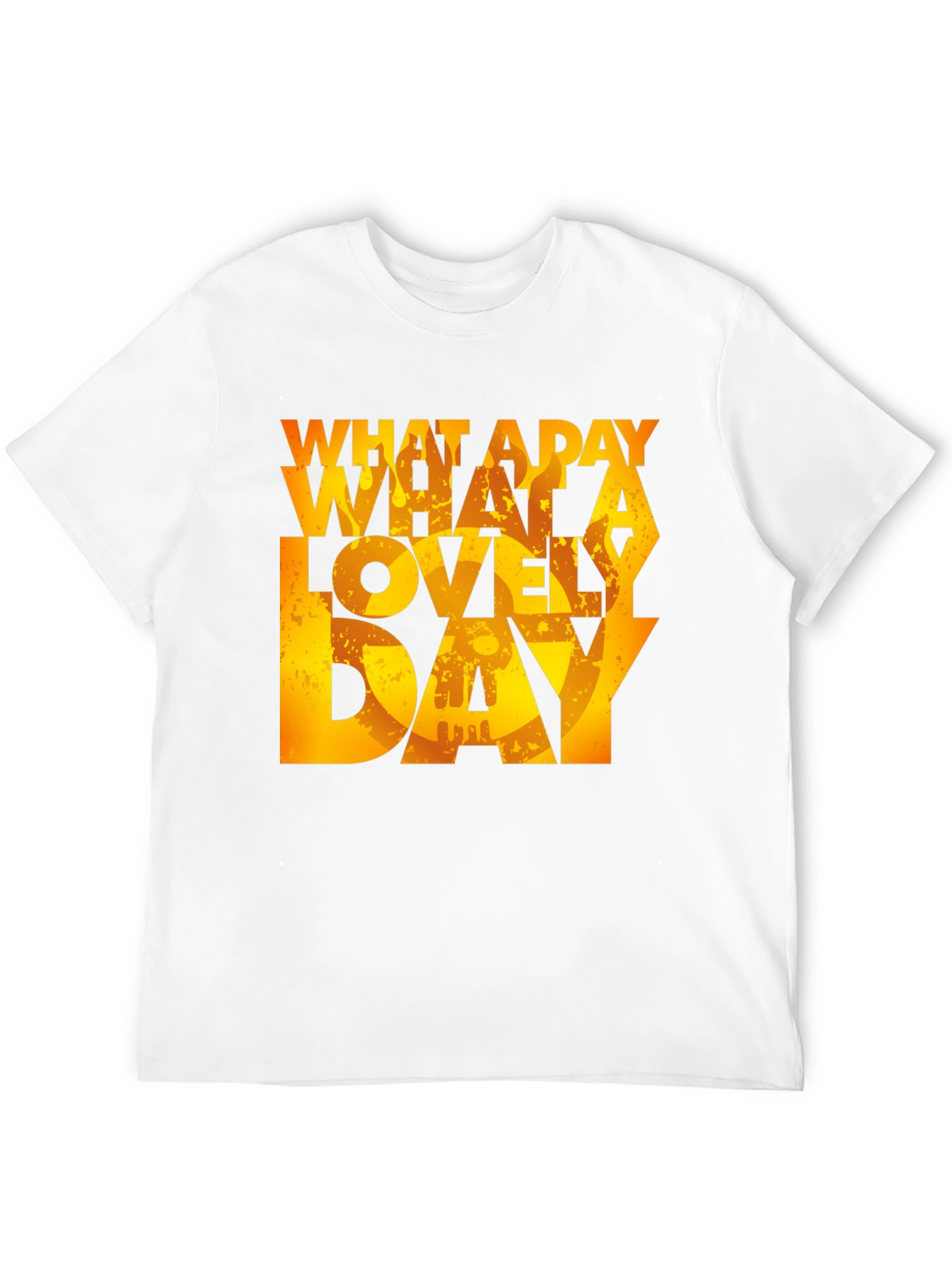 What a Lovely Day T-Shirt - Black Graphic Tee