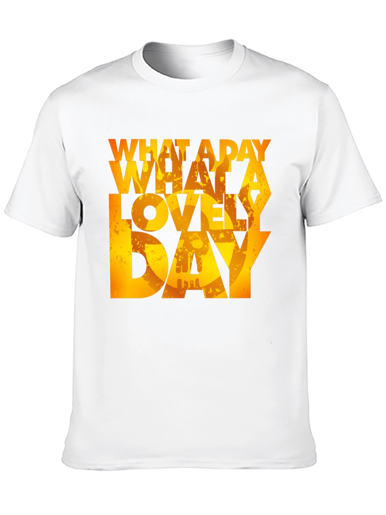 What a Lovely Day T-Shirt - Black Graphic Tee