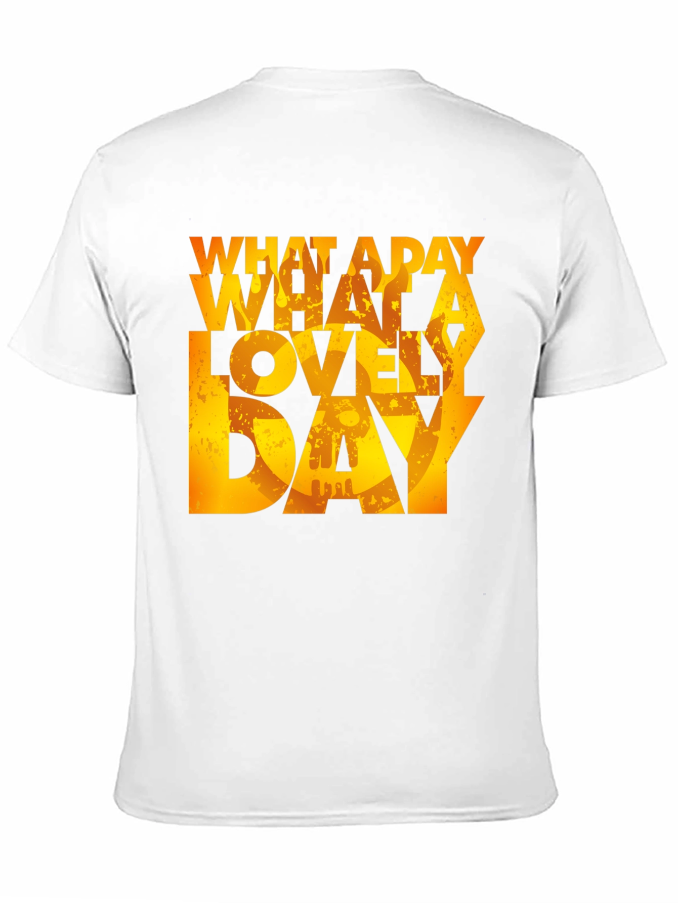 What a Lovely Day T-Shirt - Black Graphic Tee