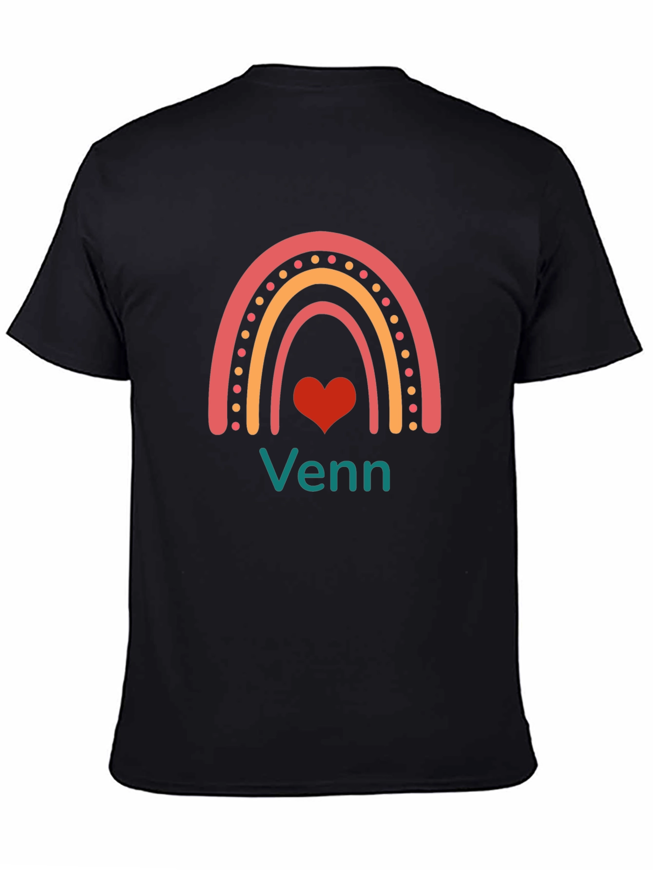 Rainbow Venn Heart T-Shirt