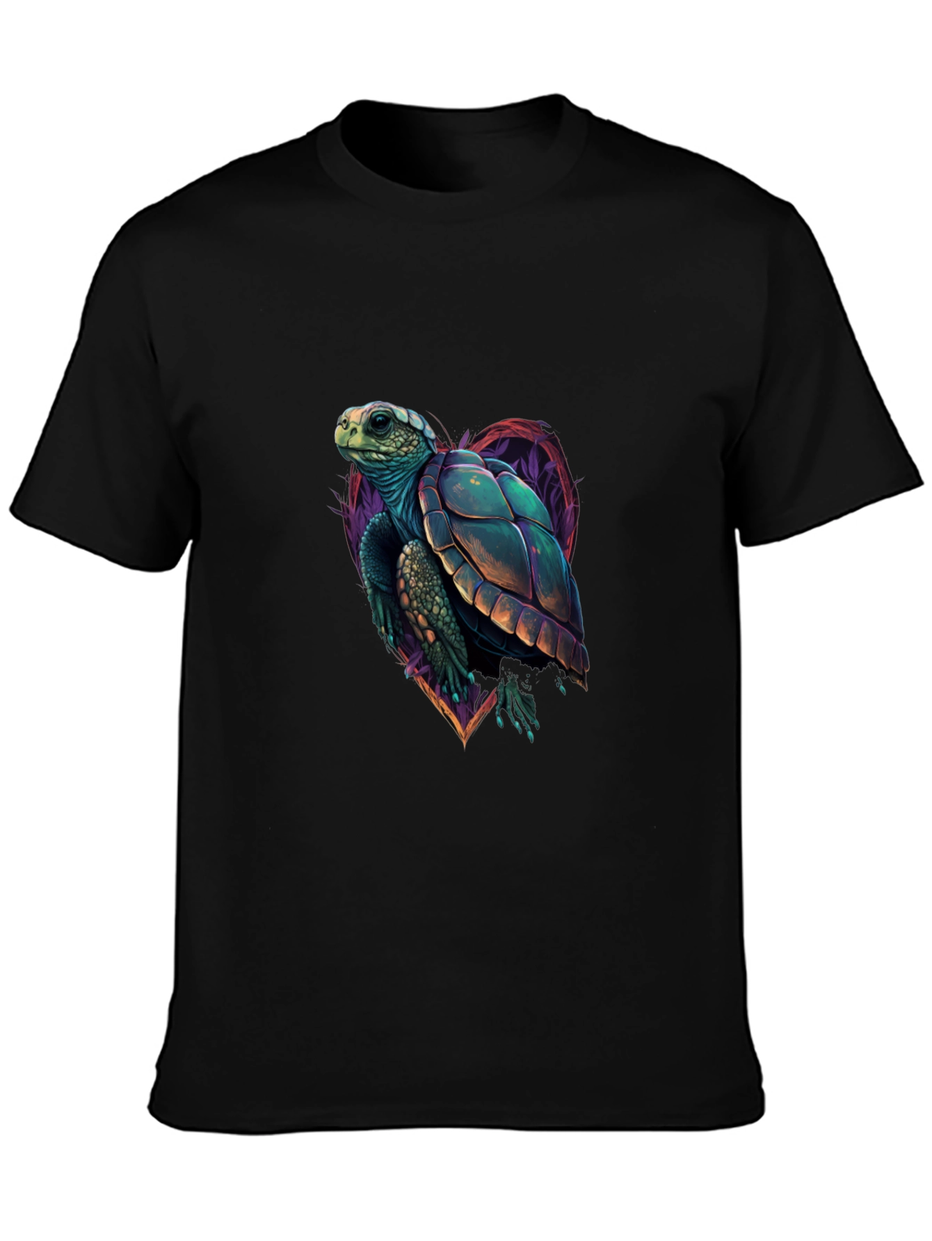 Sea Turtle Graphic Tee - Heart Turtle