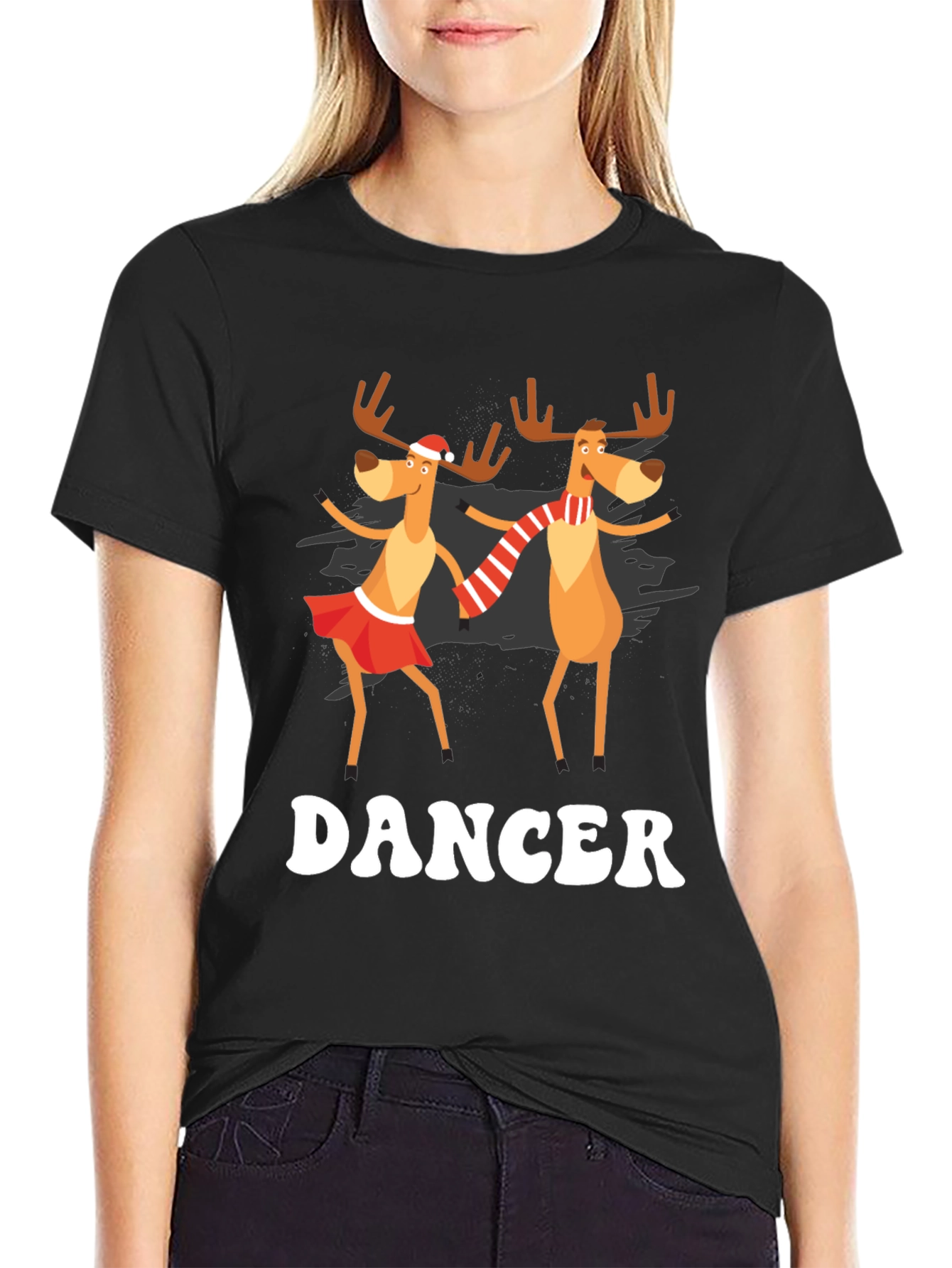 Reindeer Dancer Christmas T-Shirt