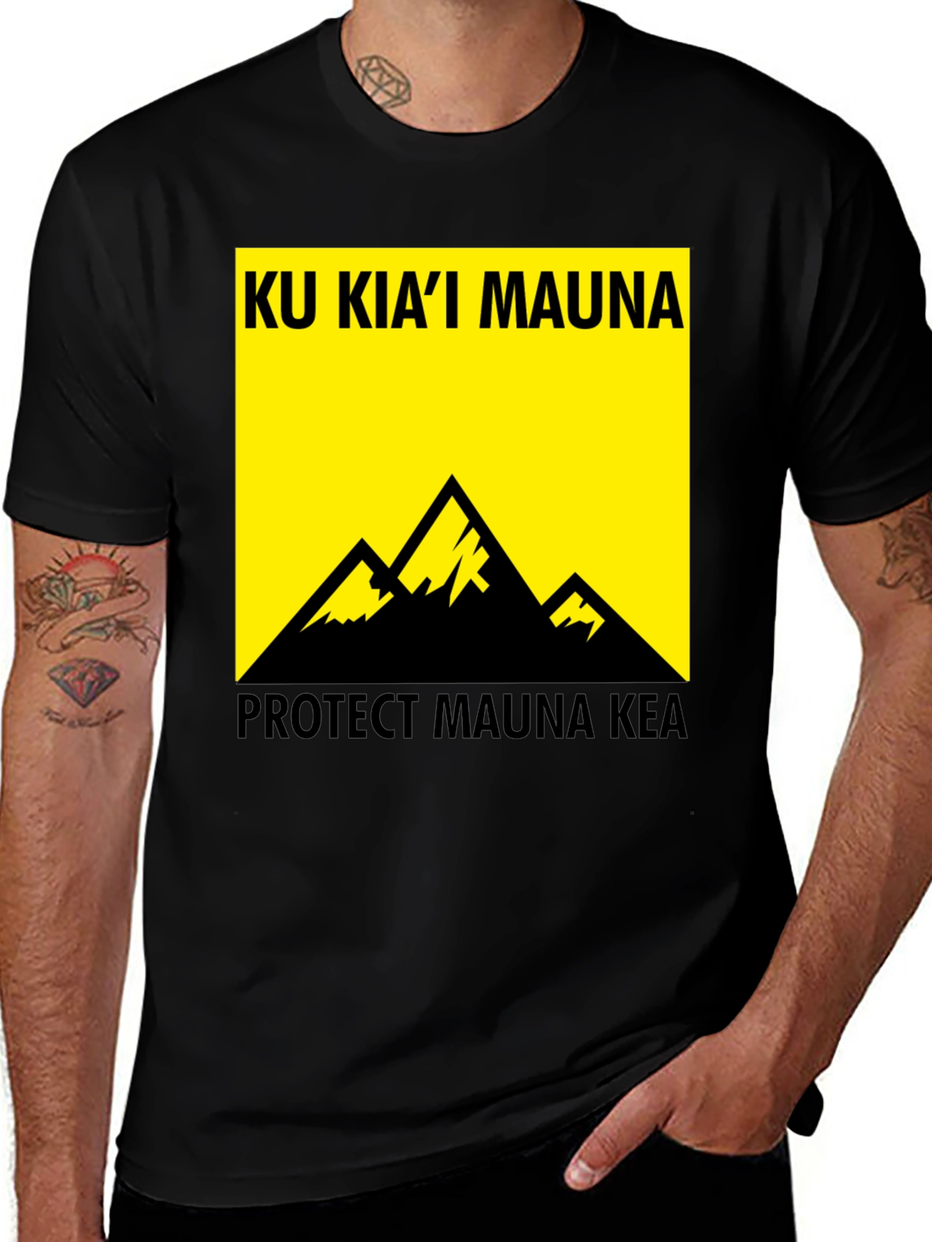 Ku Kiai Mauna Protect Mauna Kea T-Shirt