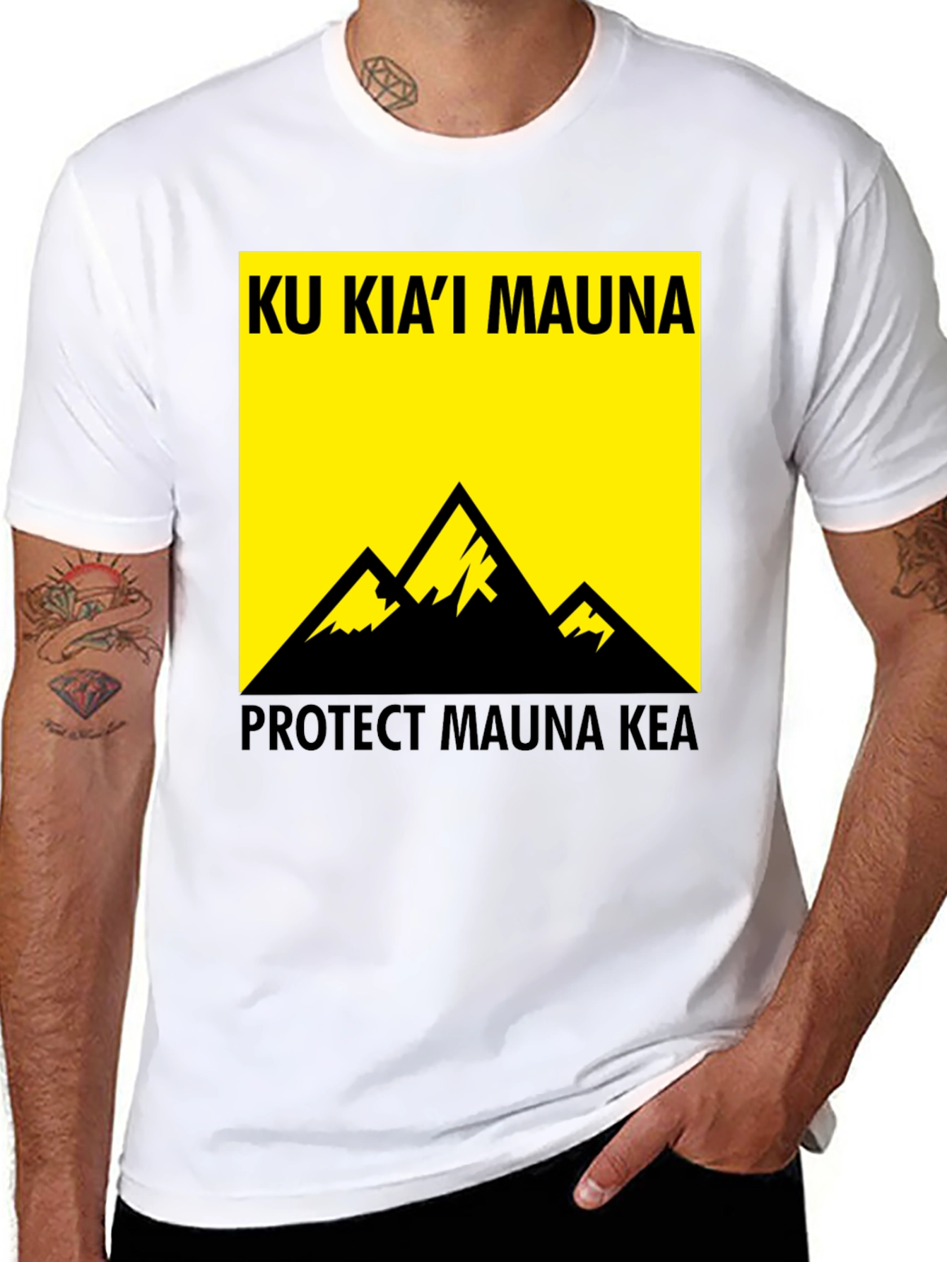 Ku Kiai Mauna Protect Mauna Kea T-Shirt