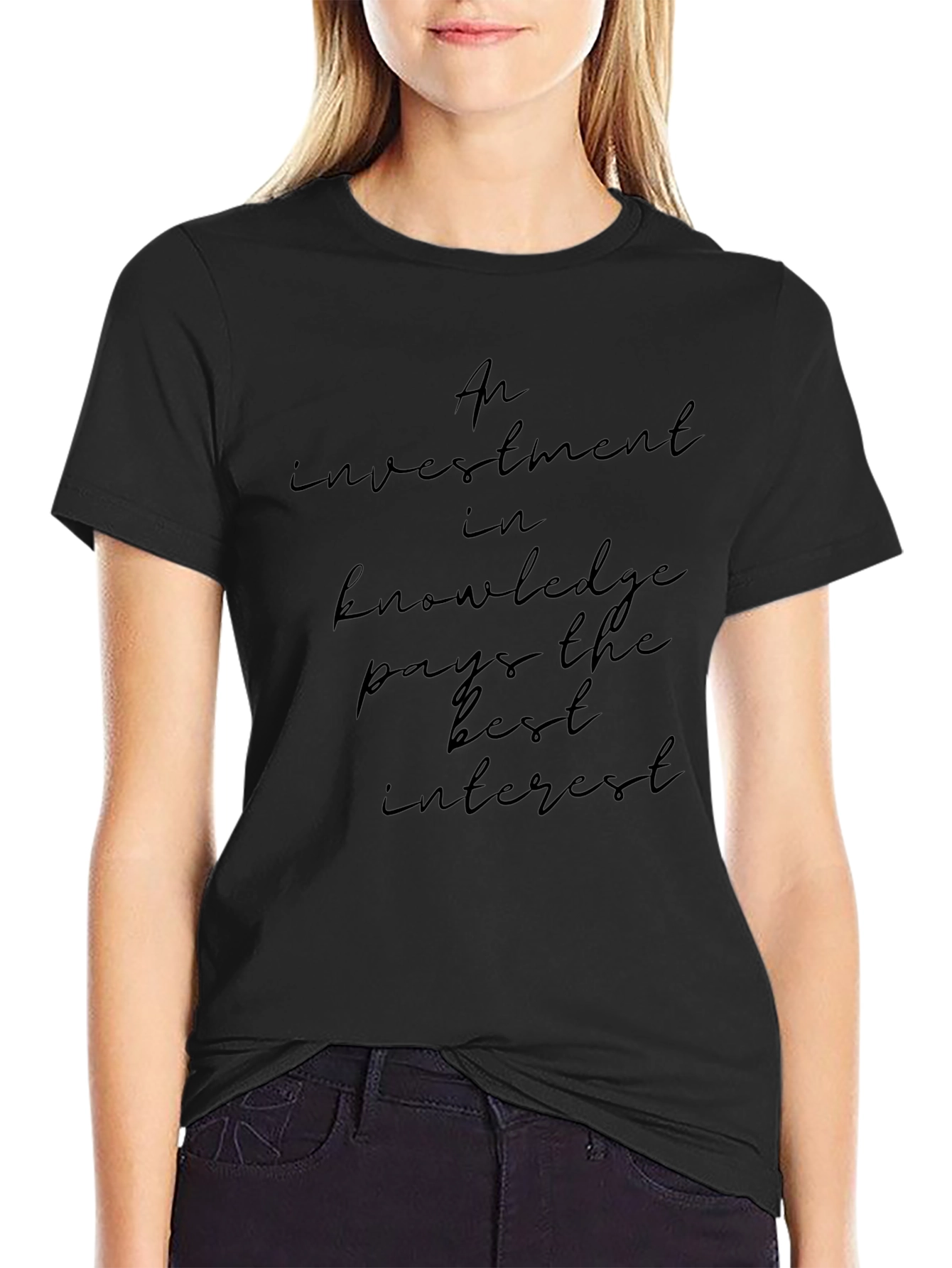 Knowledge Investment Tee