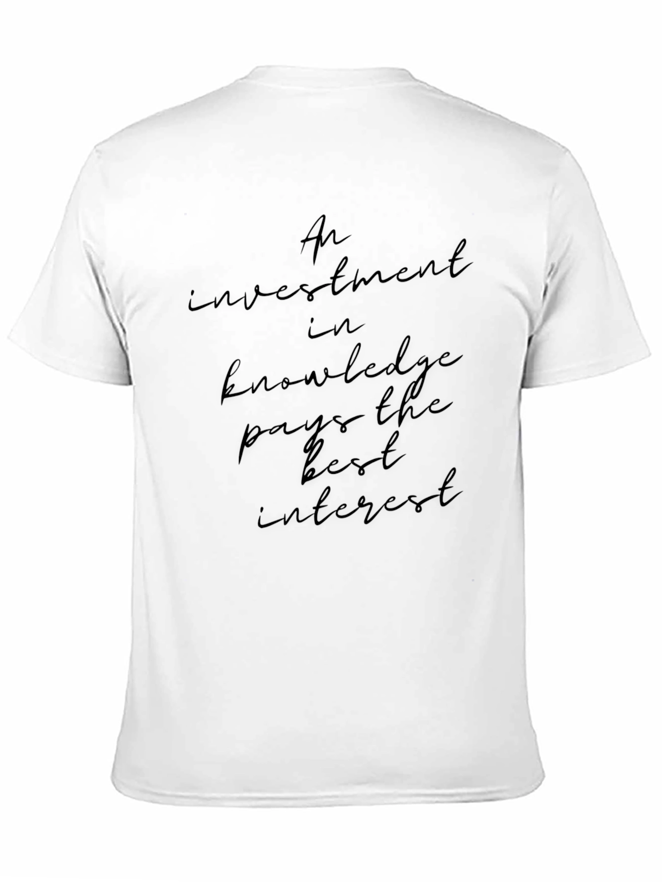 Knowledge Investment Tee