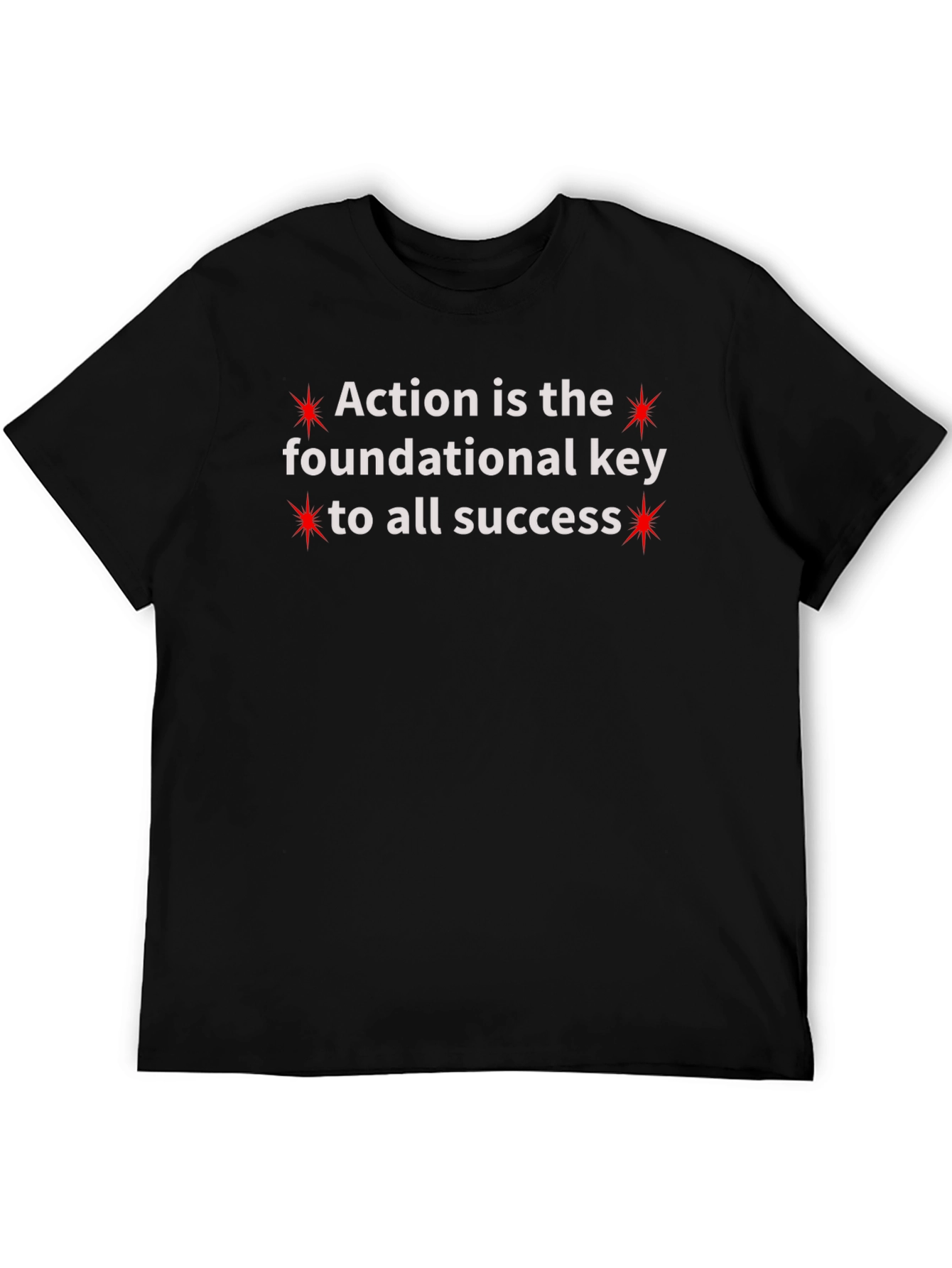 Action Is Key Crew Neck T-Shirt