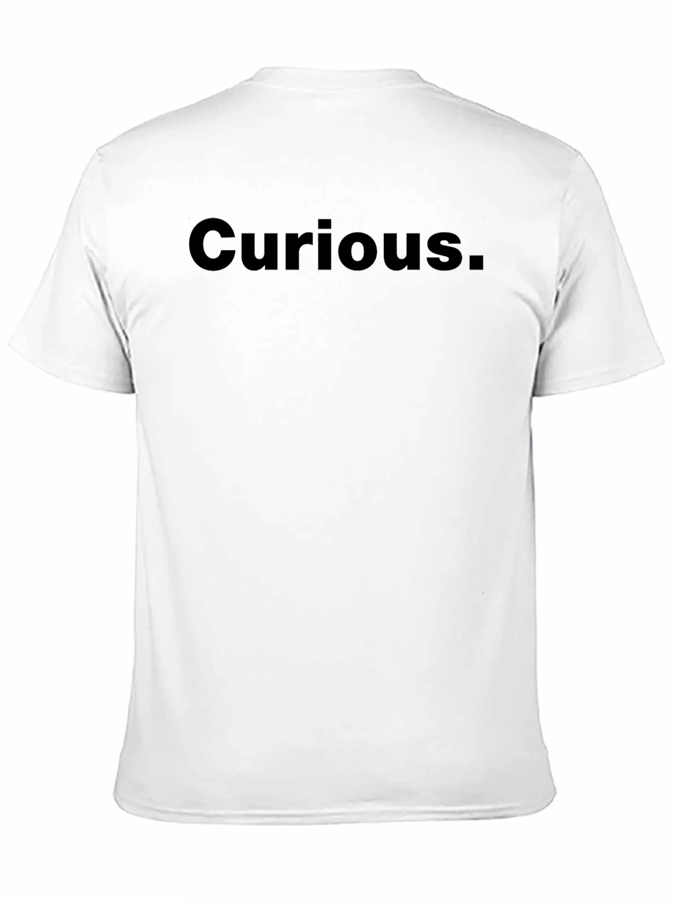 Curious T-Shirt - Black Casual Tee