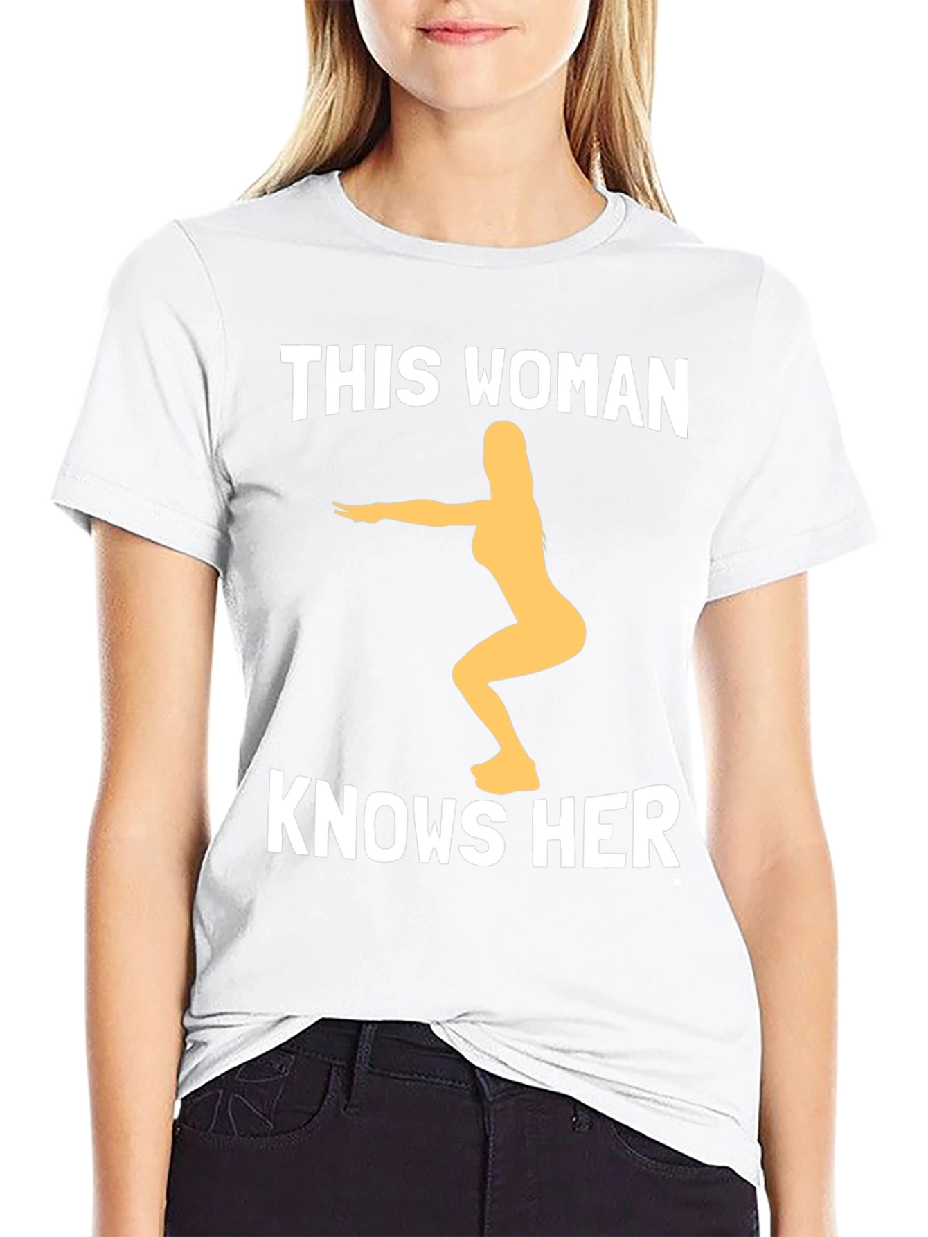 This Woman Knows Her Squats Graphic Tee