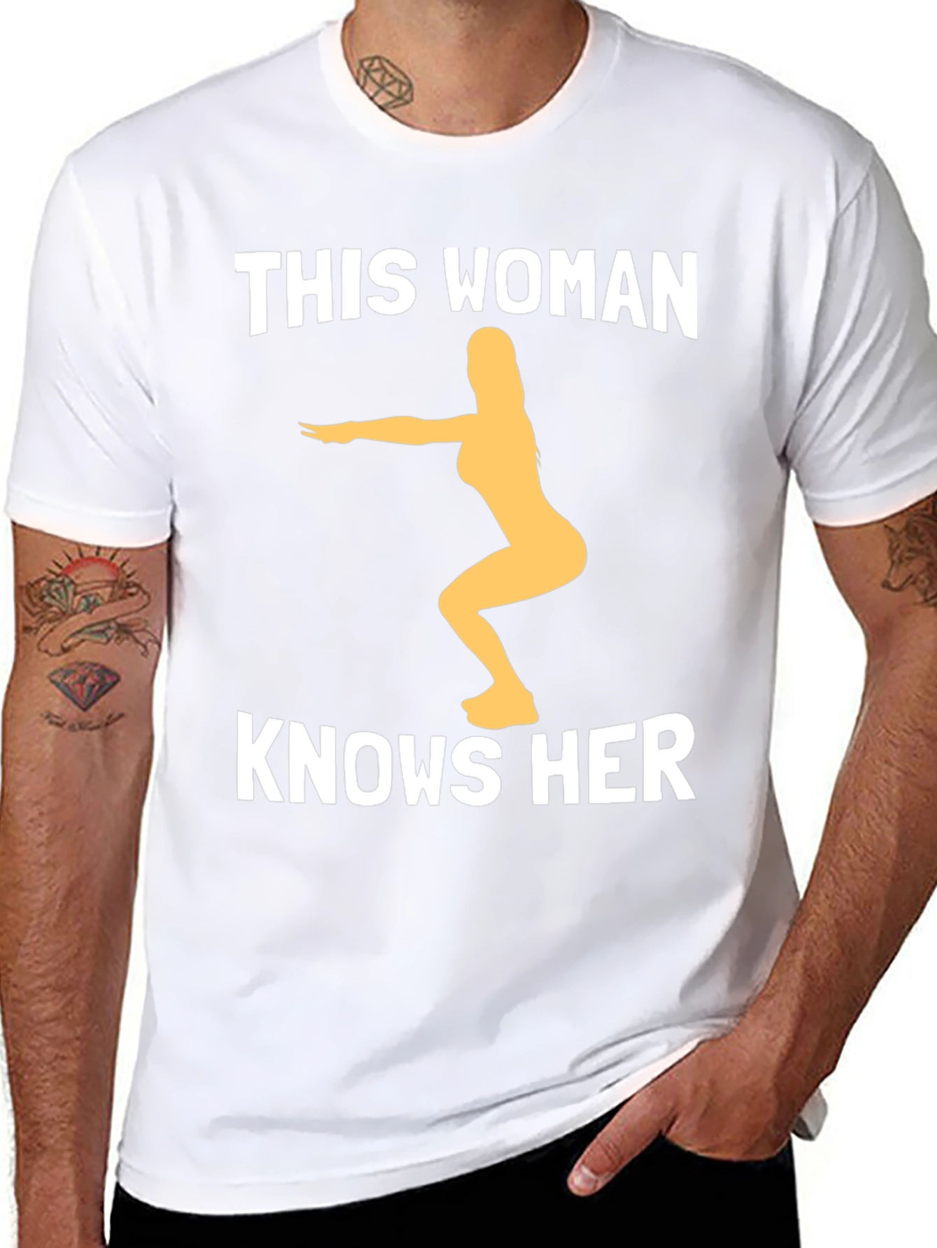 This Woman Knows Her Squats Graphic Tee