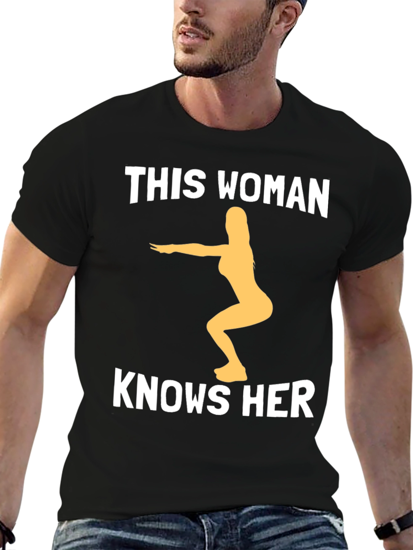 This Woman Knows Her Squats Graphic Tee