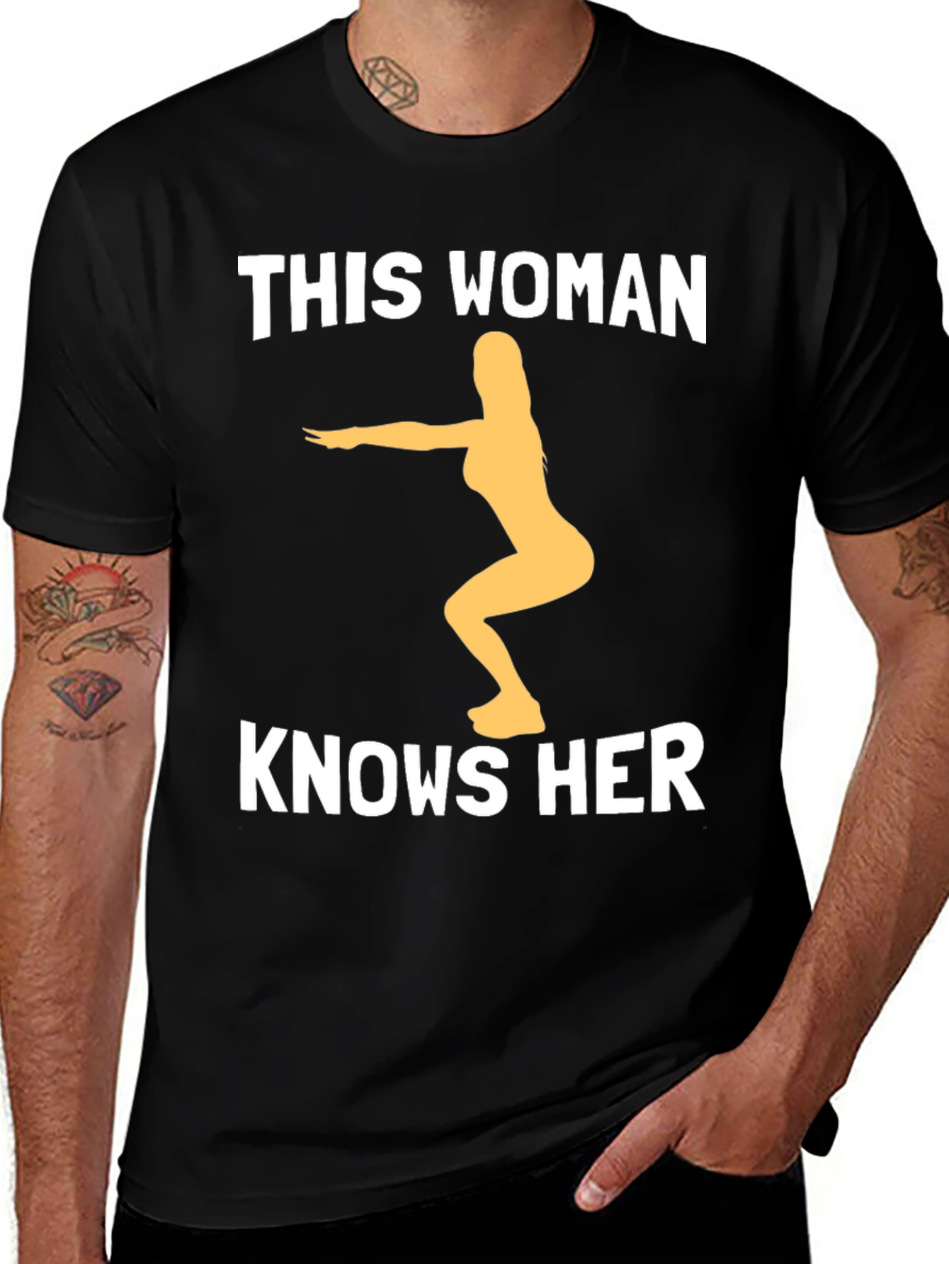 This Woman Knows Her Squats Graphic Tee