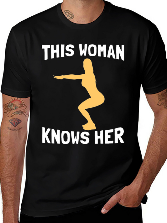 This Woman Knows Her Squats Graphic Tee